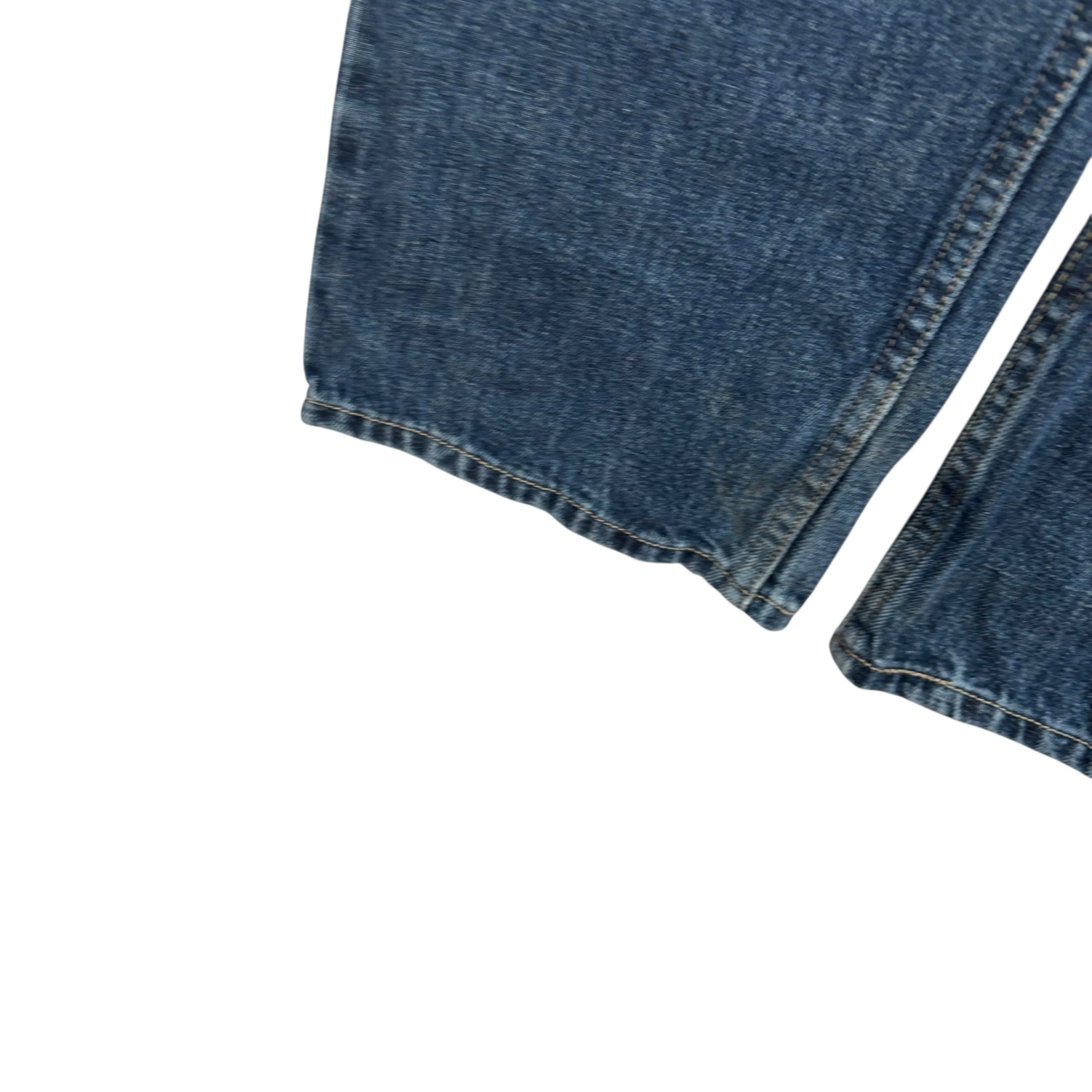 Levis 514 Jeans W32 L32 Mens Dark Blue Regular Straight Fit Vintage Denim
