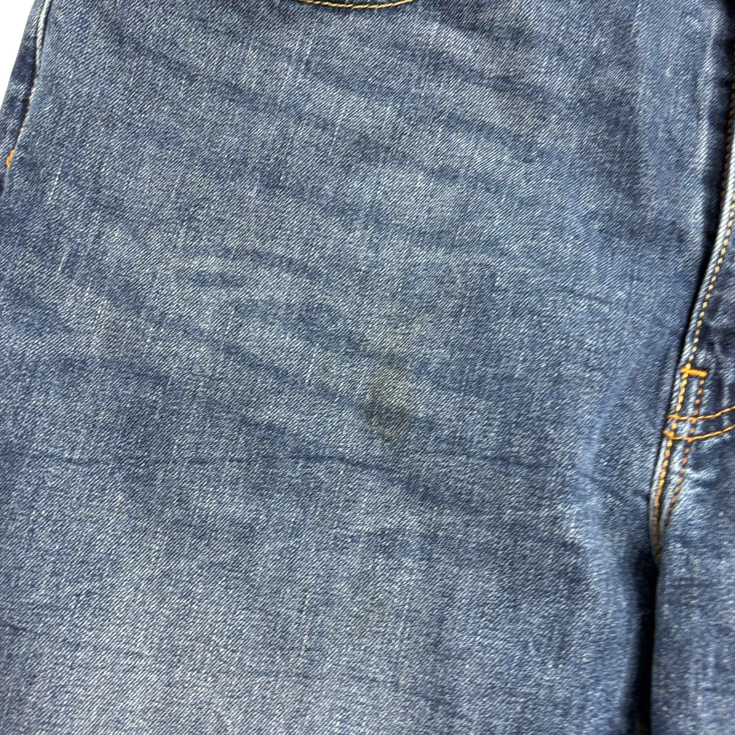 Levis 541 Jeans W36 L30 Mens Mid Blue Athletic Tapered Fit Stretch Denim