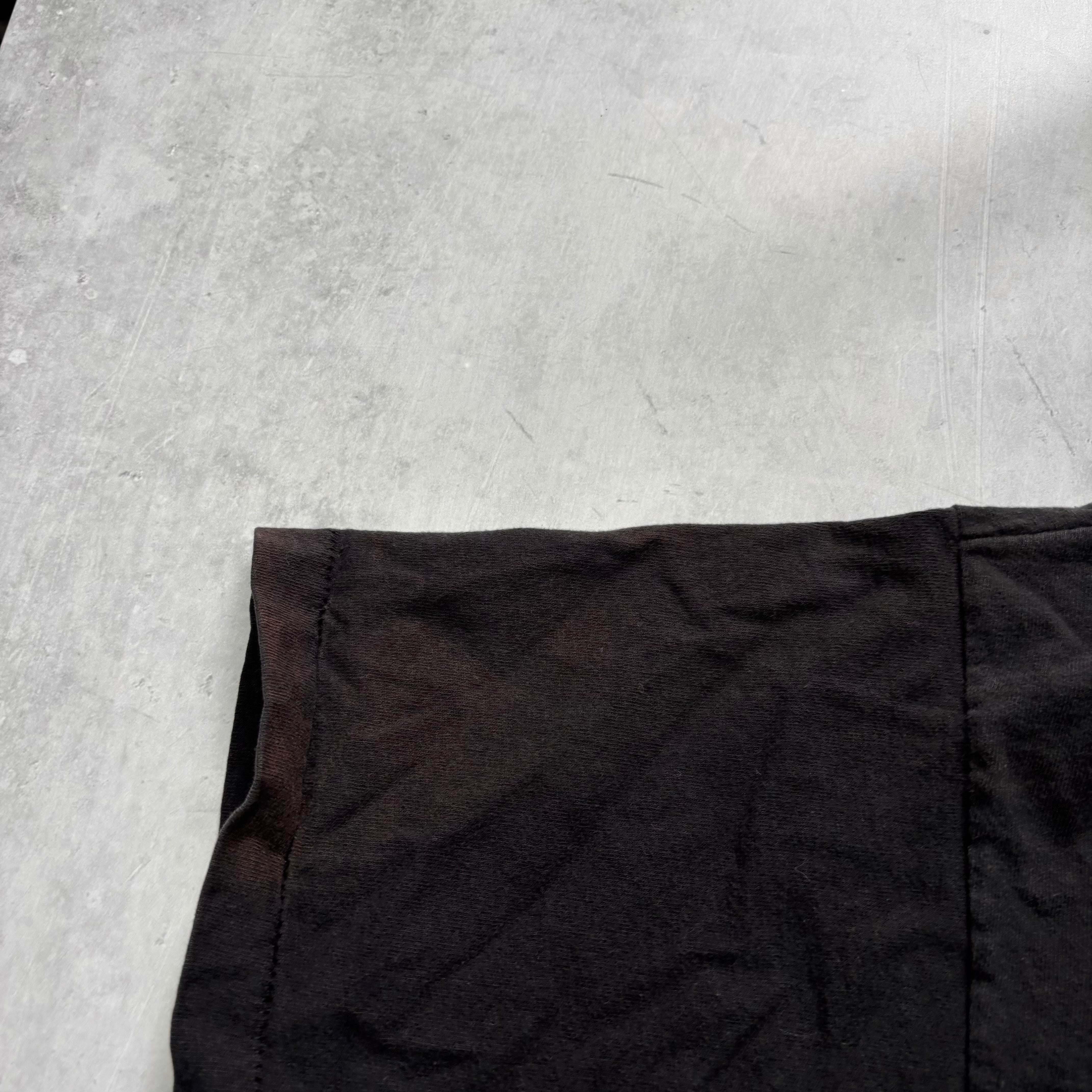 Vintage T Shirt Mens XL Black Single Stitch Graphic Print 90s USA