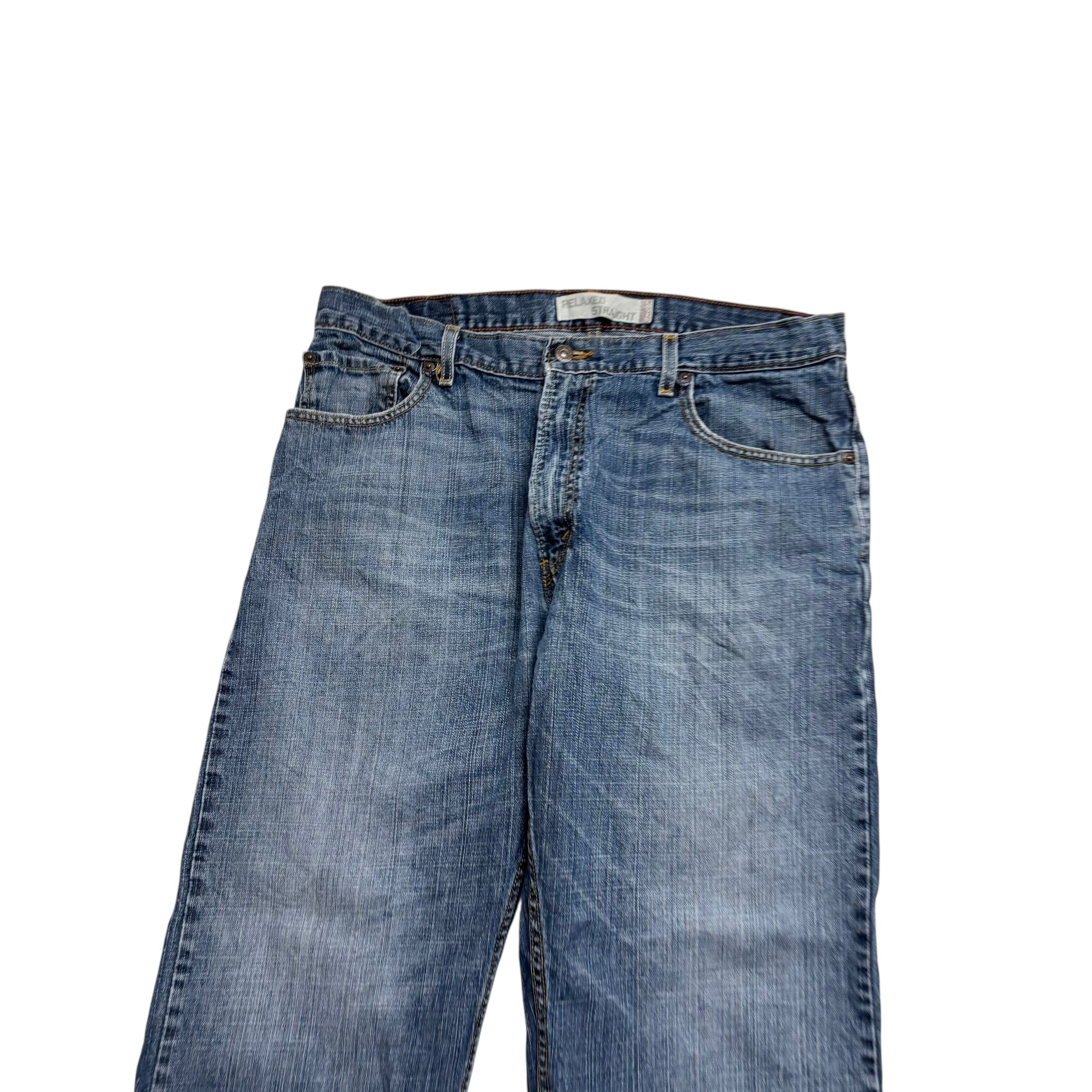 Levis 559 Jeans W36 L30 Mens Mid Blue Baggy Relaxed Straight Vintage Denim