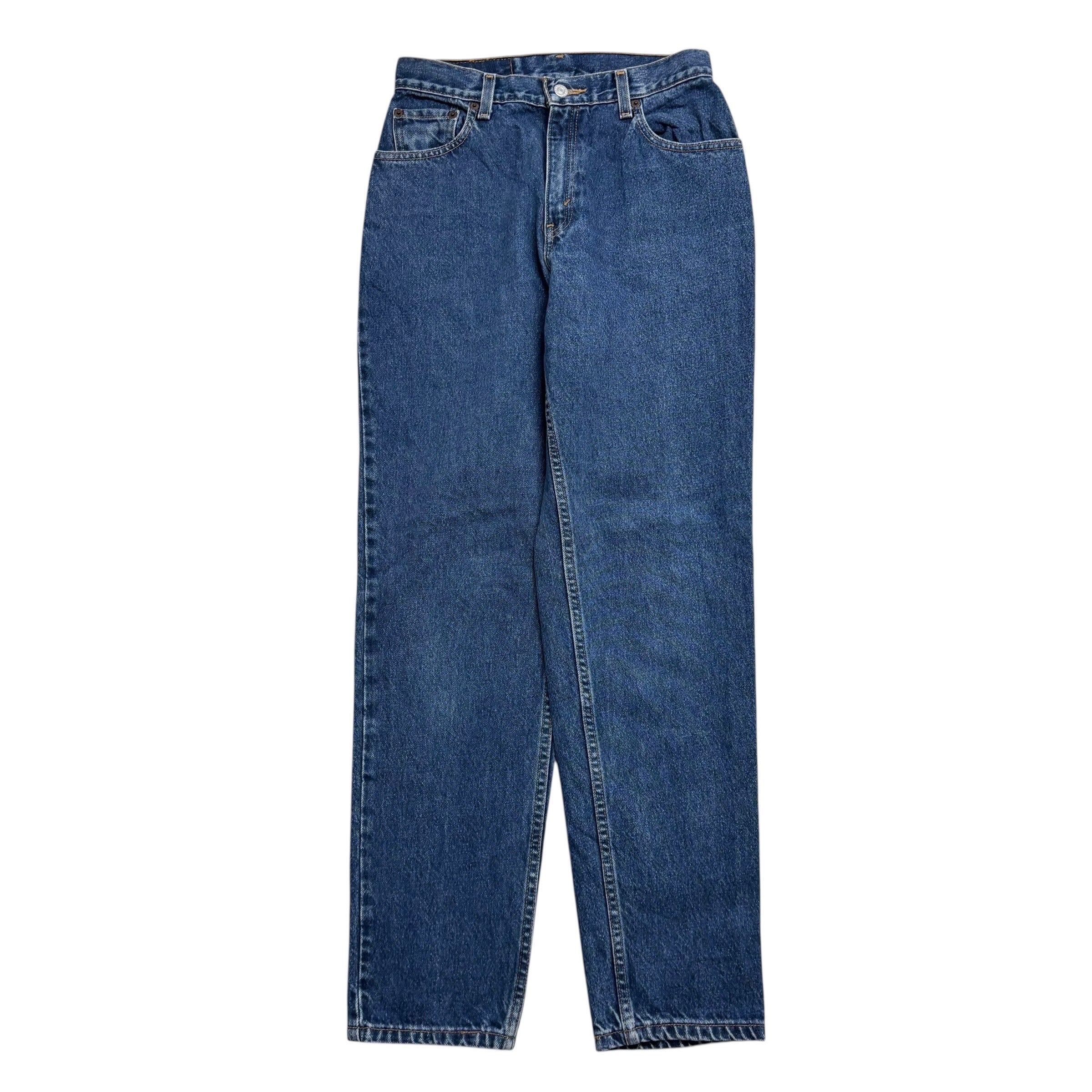 Levis 550 Jeans W27 L32 Womens Mid Blue Relaxed Tapered Fit Vintage (E)