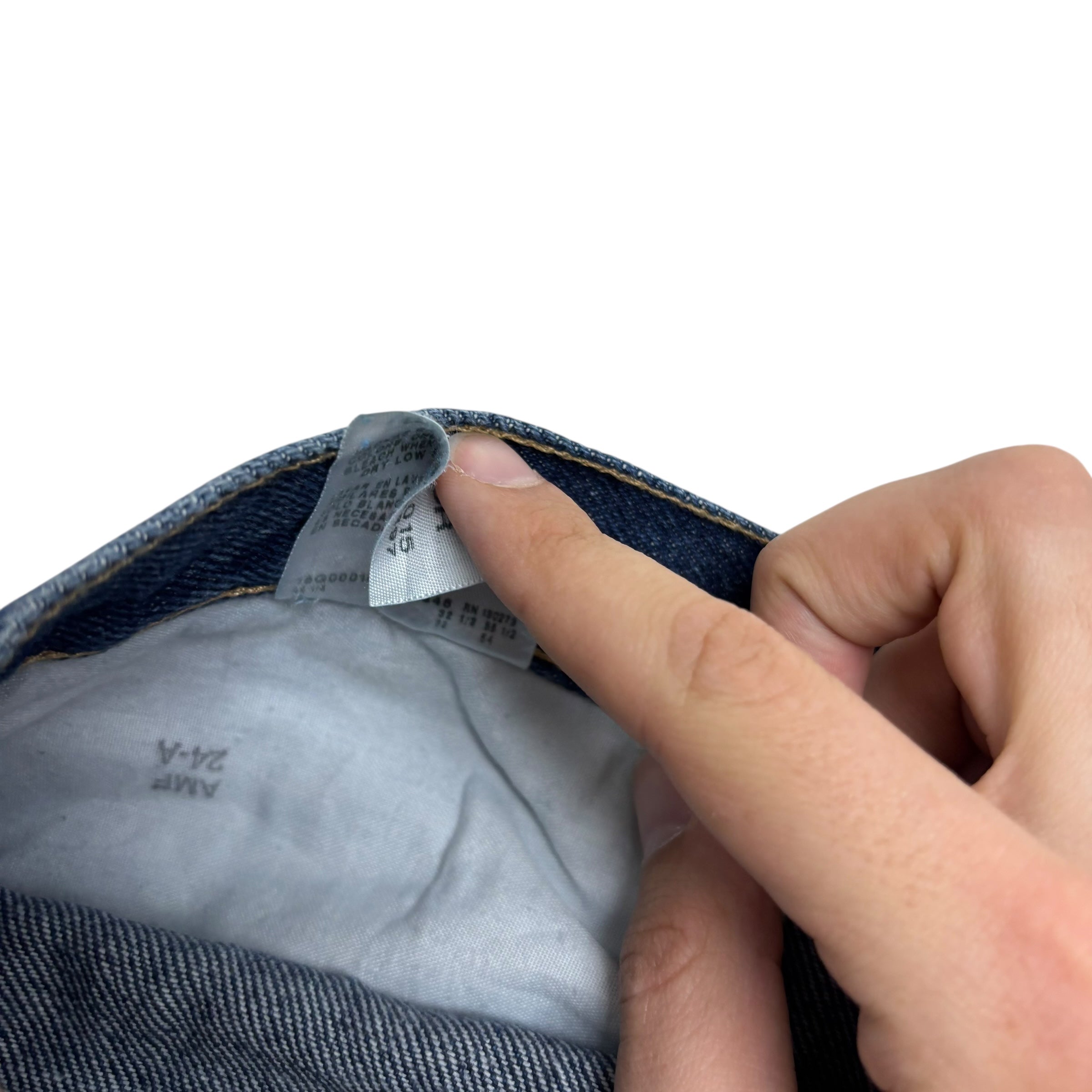 Wrangler Jeans W42 L34 Mens Dark Blue Relaxed Straight Fit Denim (E)