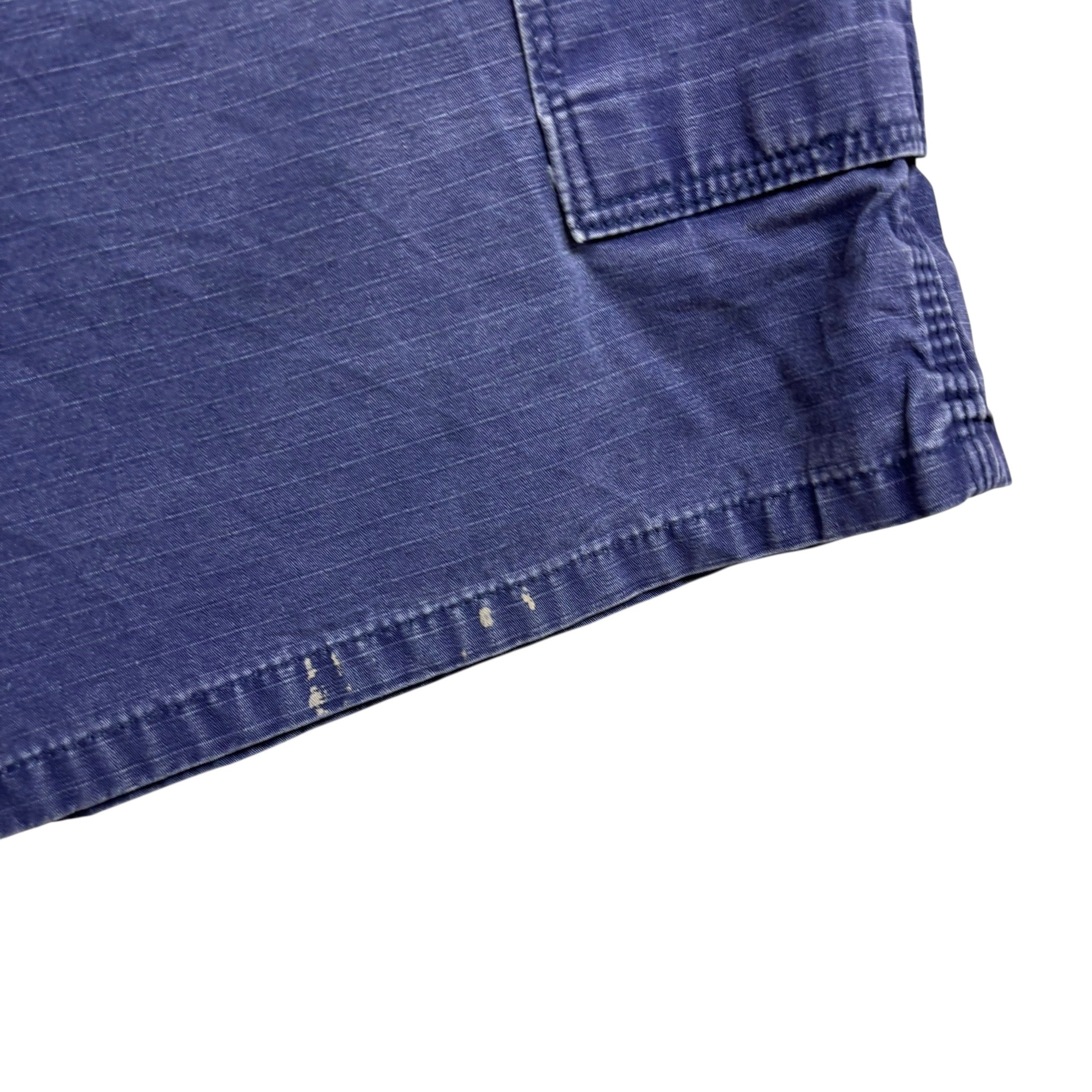 Wrangler Baggy Jorts W44 Mens Navy Blue Denim Shorts Cargo Relaxed Fit