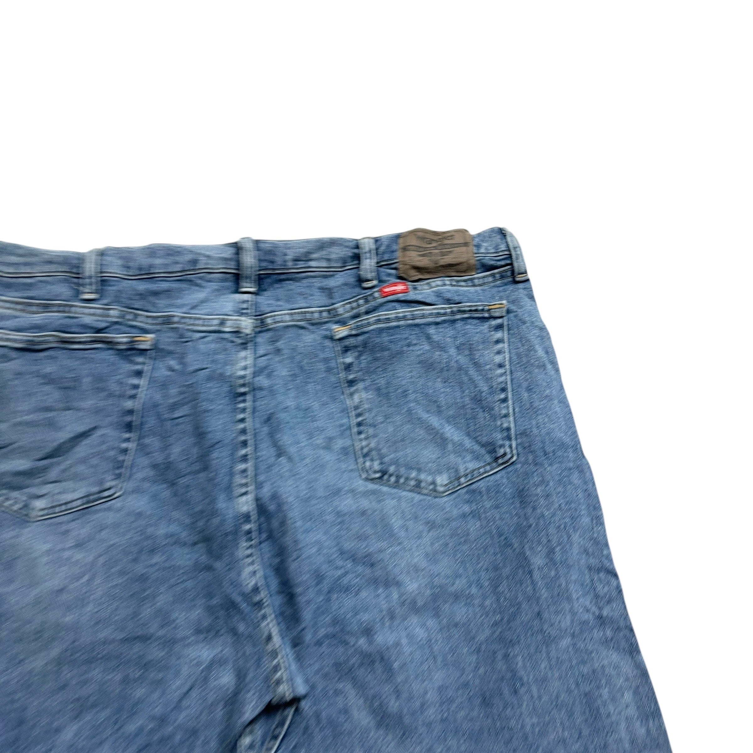 Wrangler Baggy Jorts W40 Mens Denim Shorts Mid Blue Relaxed Fit Stretch (E)