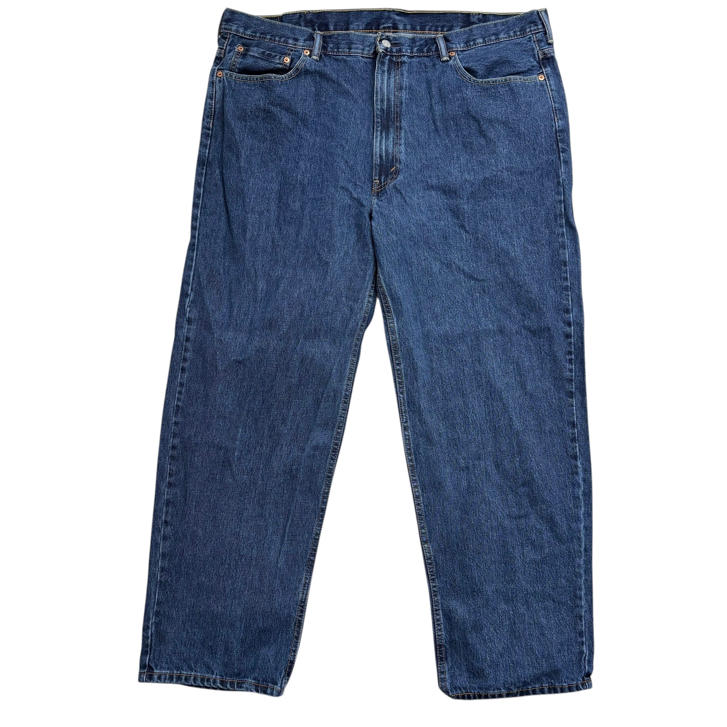 Levis 550 Jeans W46 L32 Mens Mid Blue Baggy Relaxed Straight Fit Denim (E)
