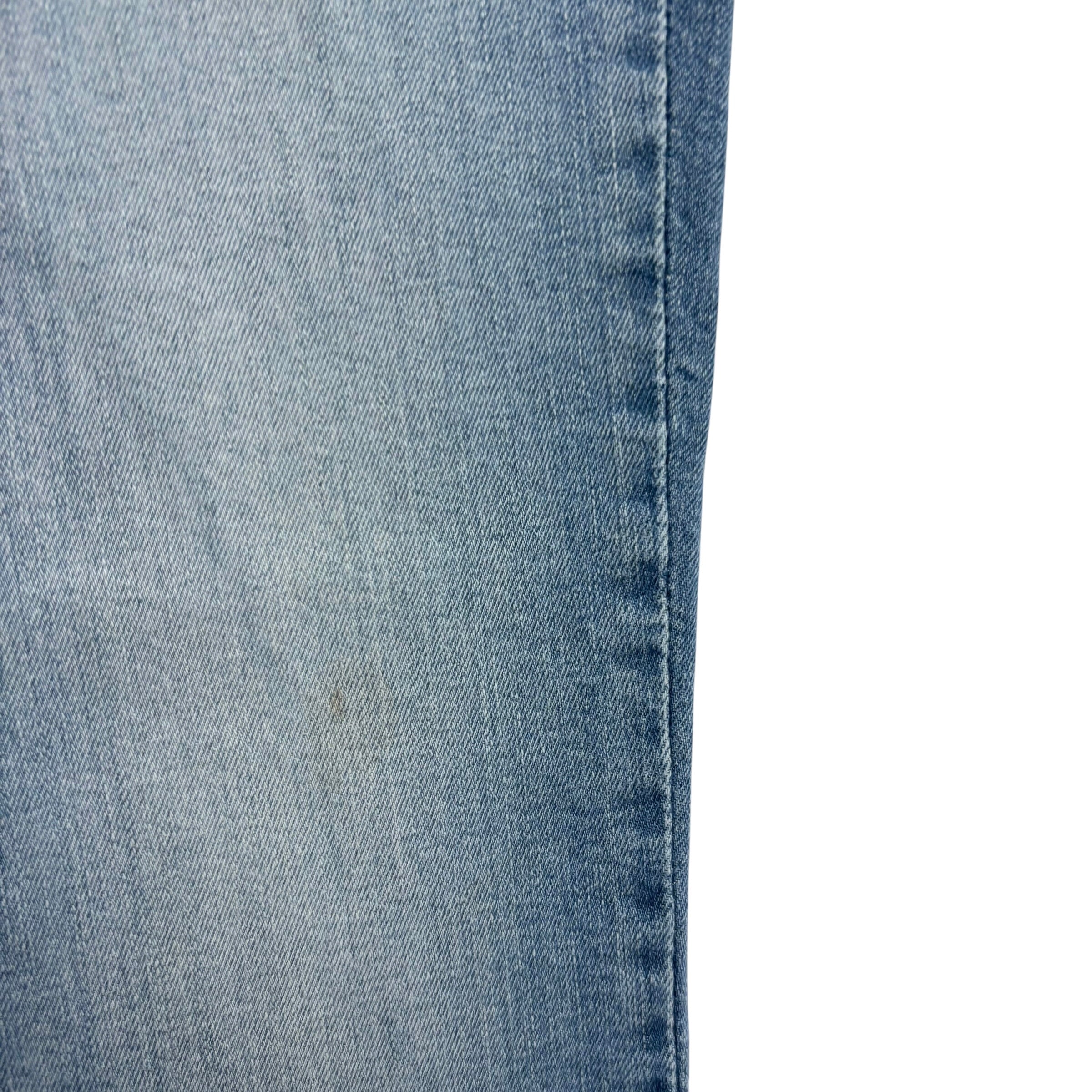 Levis 514 Jeans W36 L32 Mens Light Blue Regular Straight Fit Stretch Denim