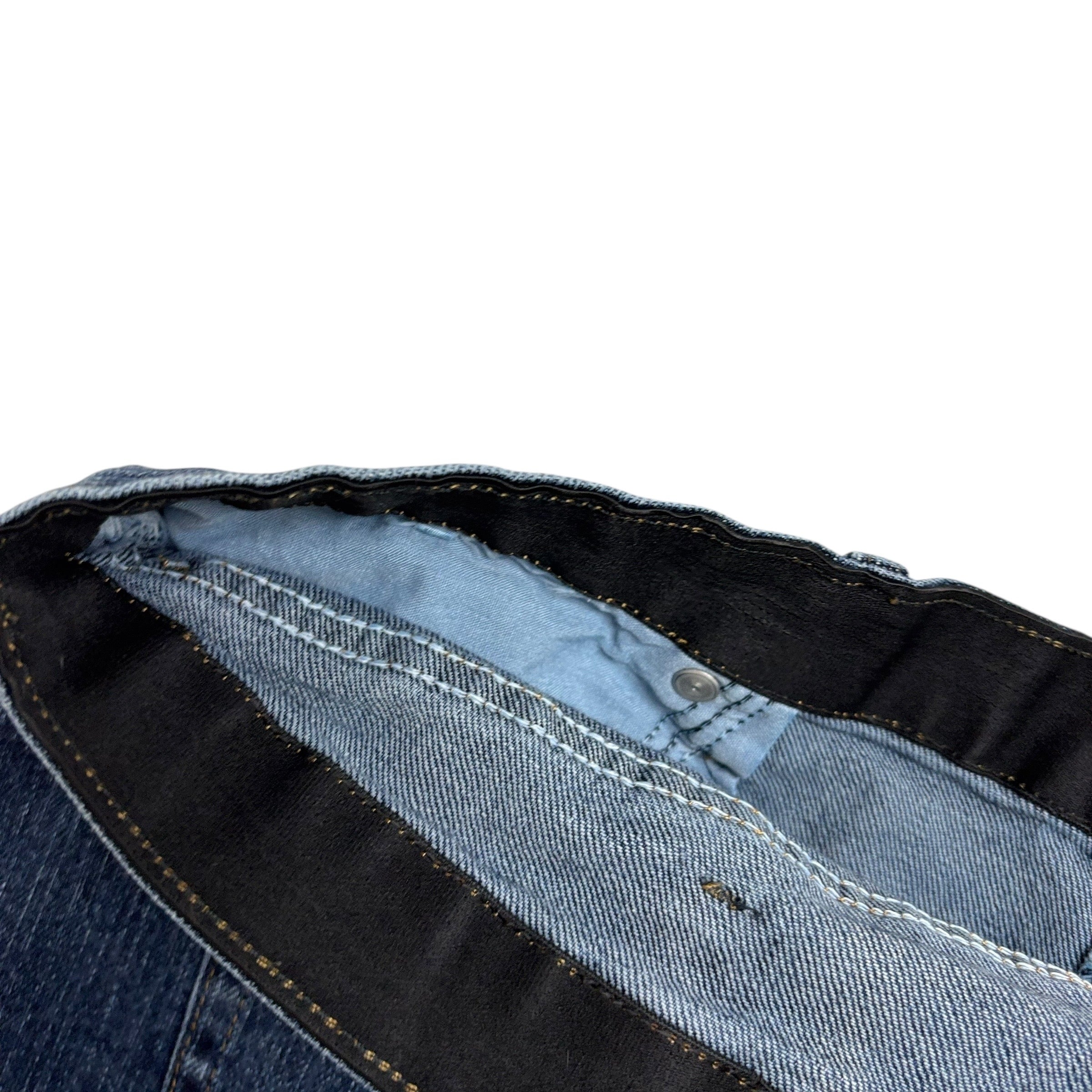 Wrangler Jeans W40 L30 Mens Dark Blue Regular Straight Fit Stretch Denim