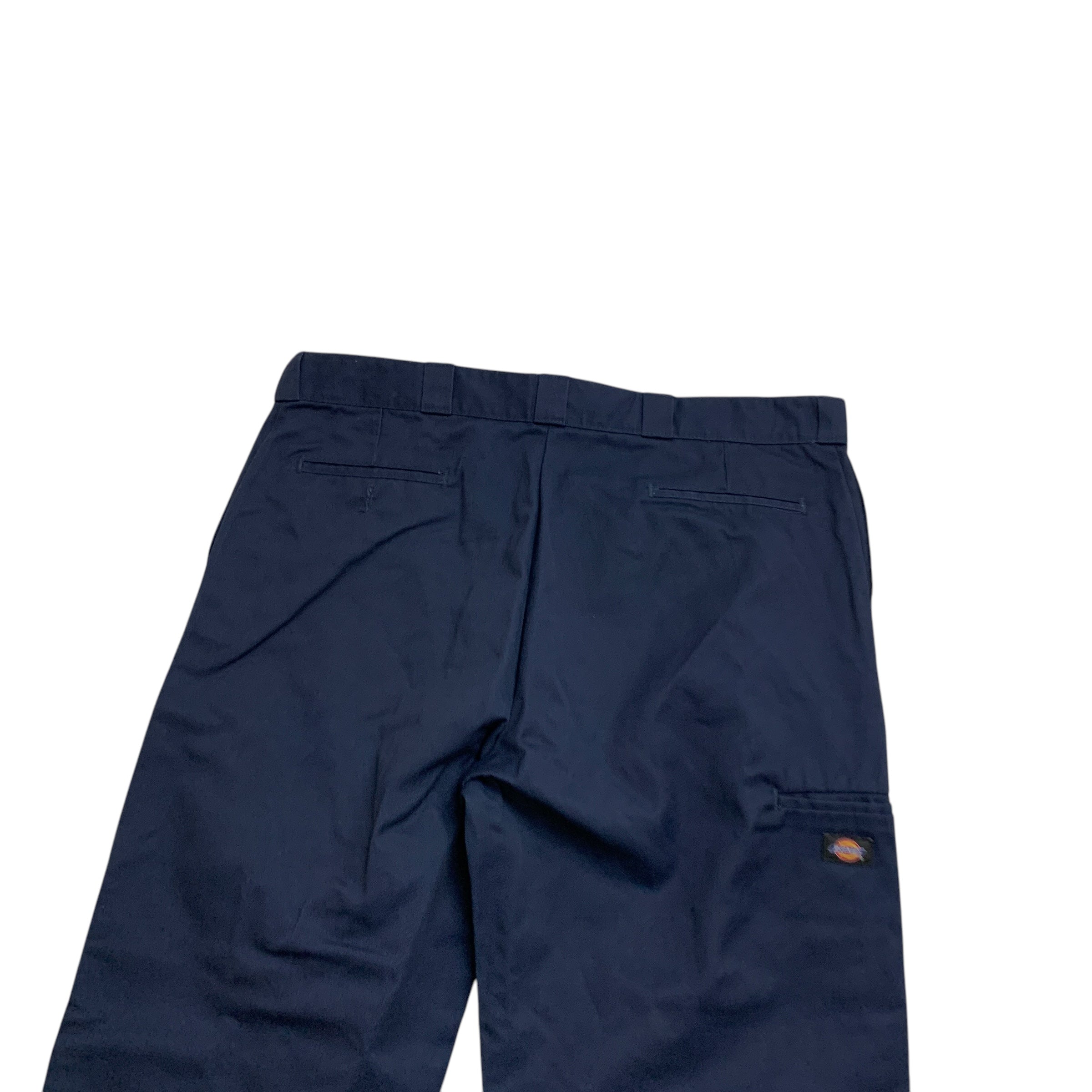 Dickies Double Knee Trousers W42 L32 Mens Blue Pants Baggy Relaxed Fit Workwear
