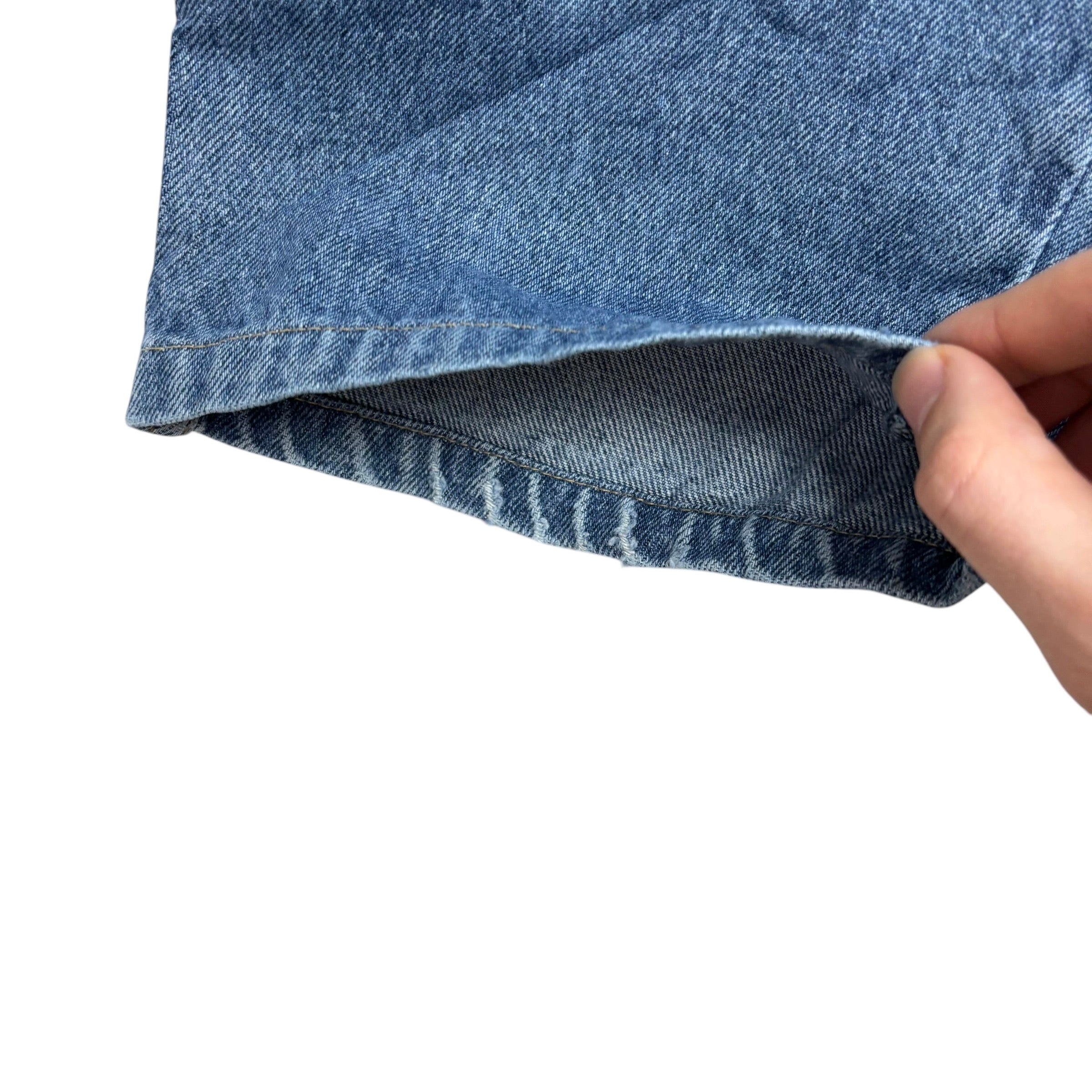 Levis 560 Jeans W36 L28 Mens Mid Blue Relaxed Tapered Fit Vintage Denim