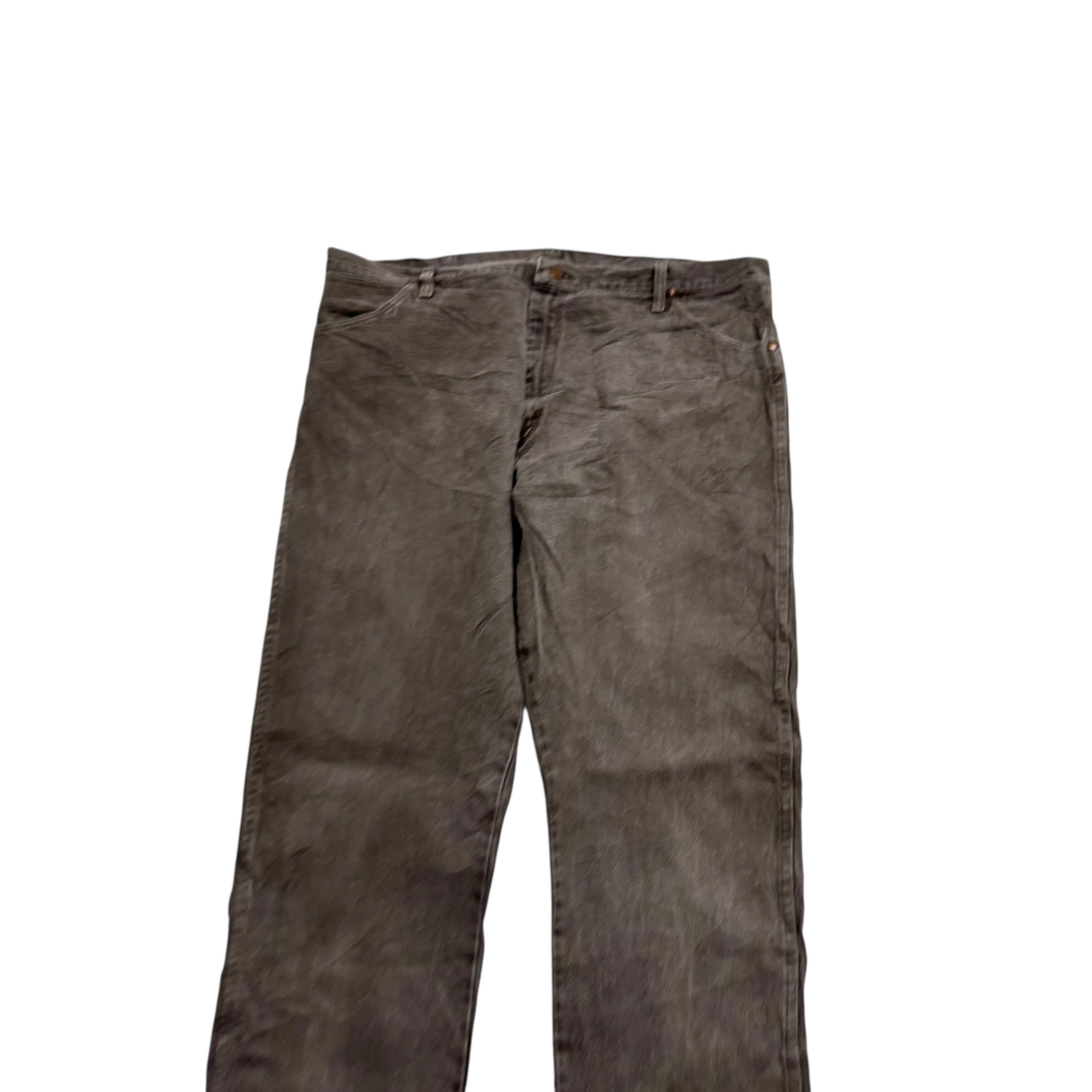 Wrangler Jeans Cowboy Cut W42 L32 Mens Brown 13MWZ USA Made Vintage