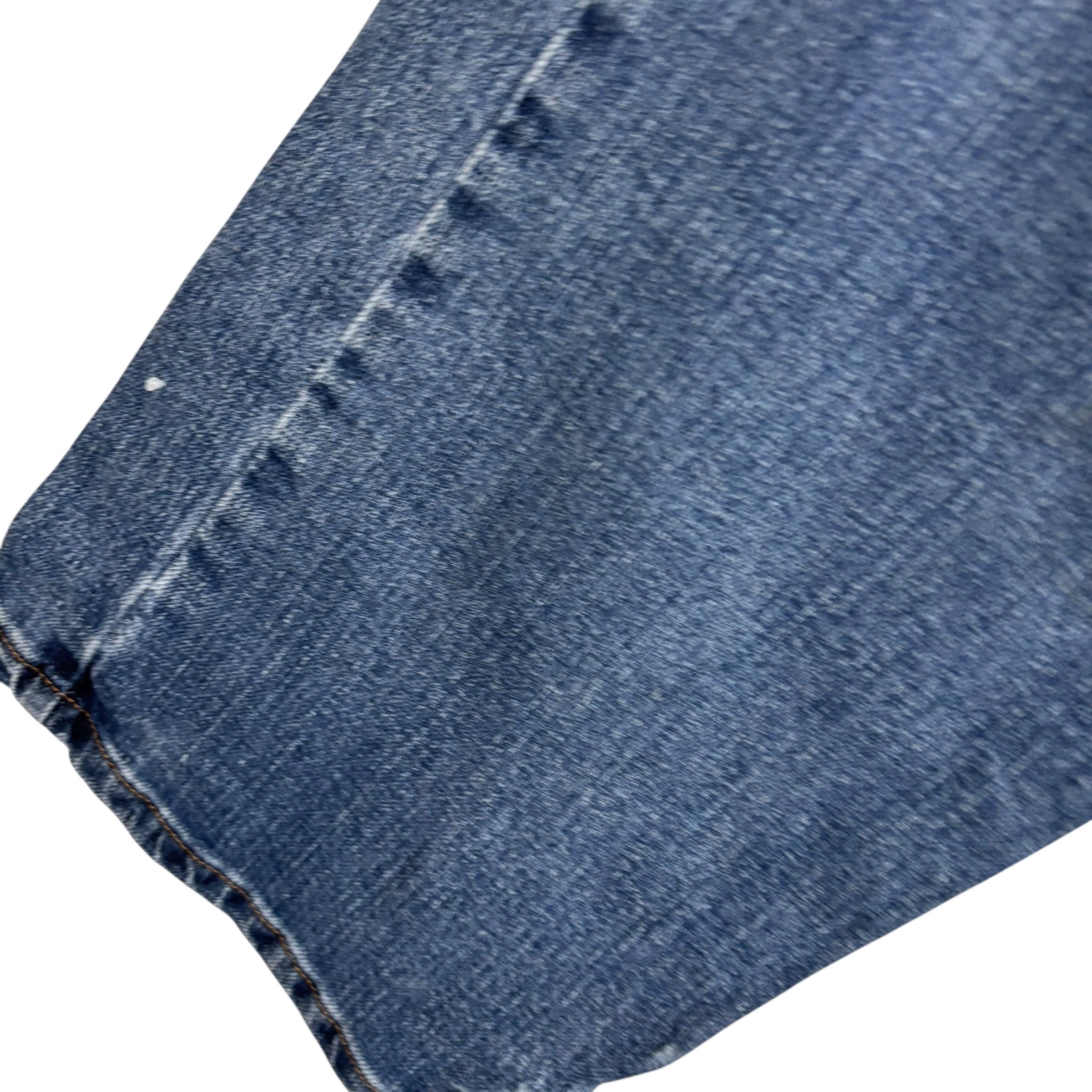 Wrangler Jeans W42 L32 Mens Mid Blue Regular Straight Fit Stretch Denim (F)