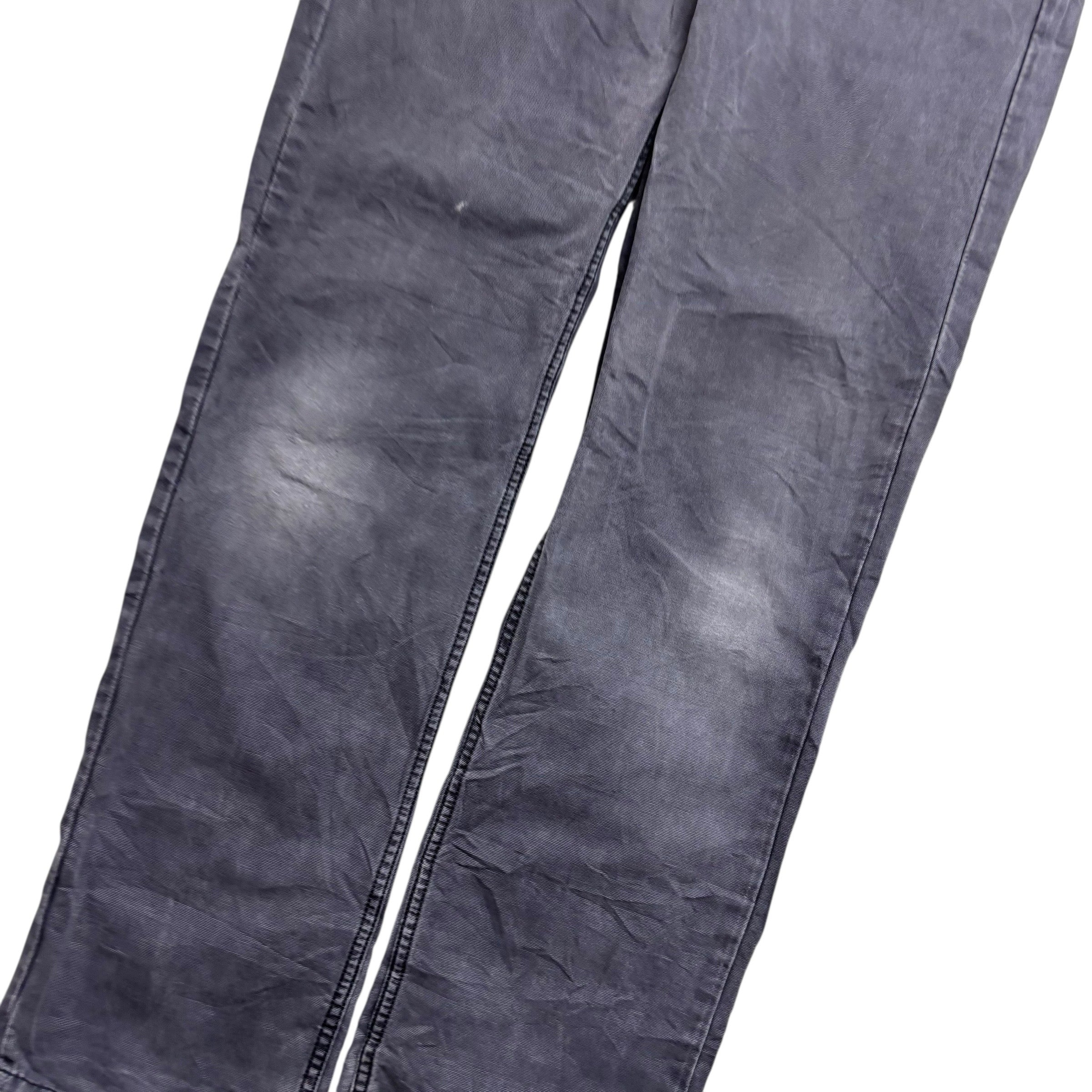 Levis 514 Trousers W32 L34 Mens Purple Regular Straight Fit Cotton Pants (F)