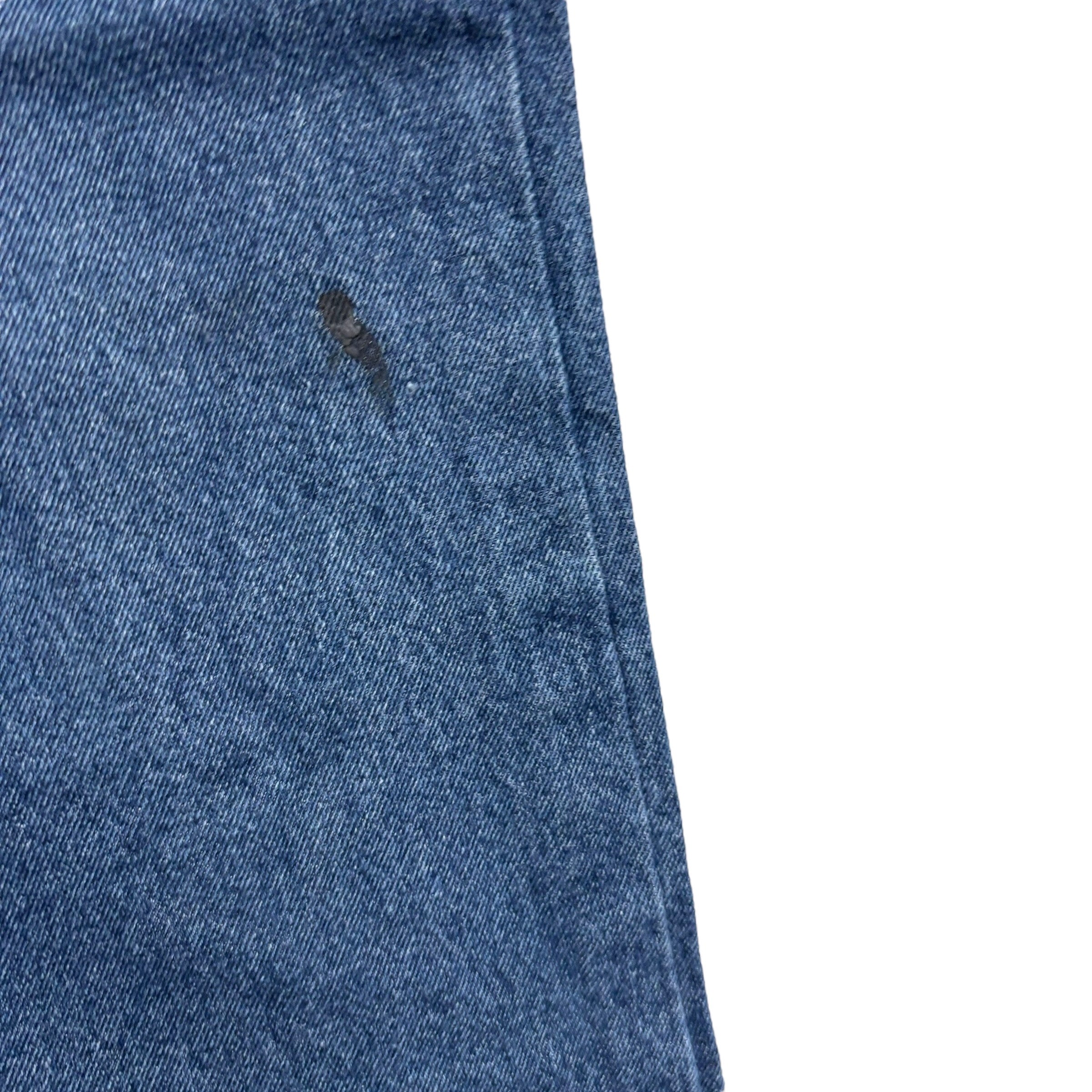 Wrangler Jeans W40 L28 Mens Mid Blue Relaxed Straight Fit Denim (F)