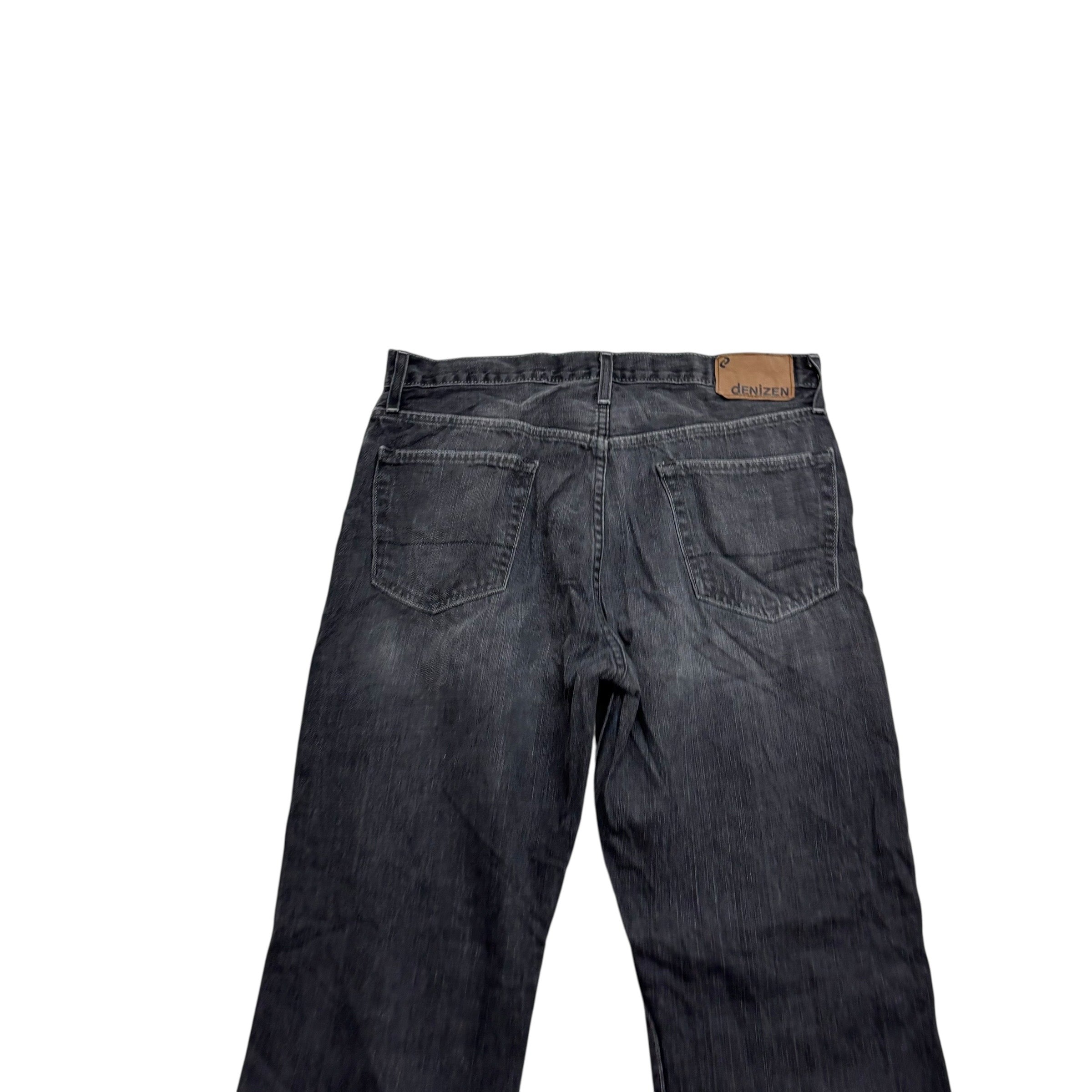 Levis Denizen Jeans W36 L32 Mens Black Regular Straight Fit Vintage