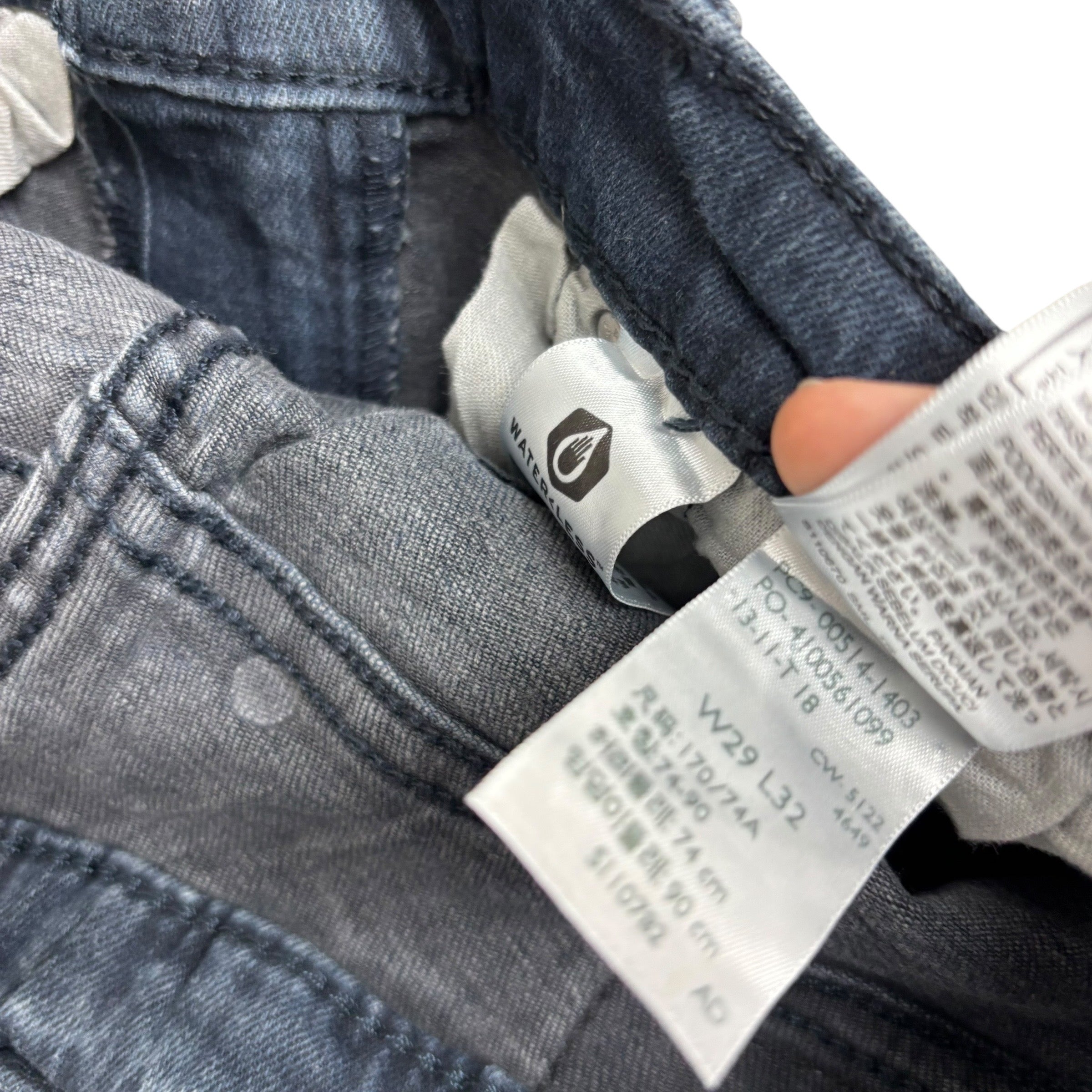 Levis 514 Jeans W29 L32 Mens Navy Blue Regular Straight Fit Stretch Denim (E)