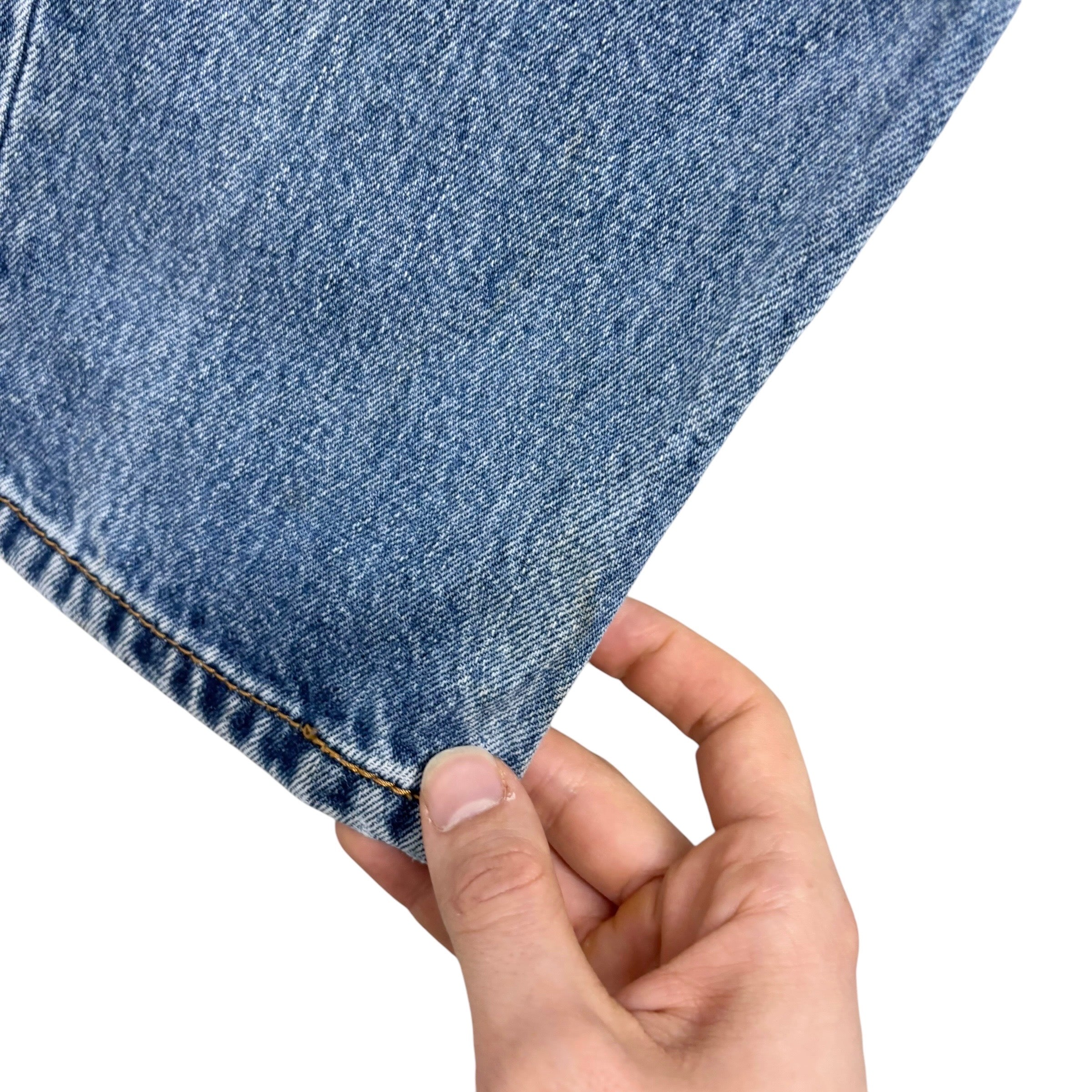 Levis 505 Jeans W34 L31 Mens Light Blue Regular Straight Fit Denim