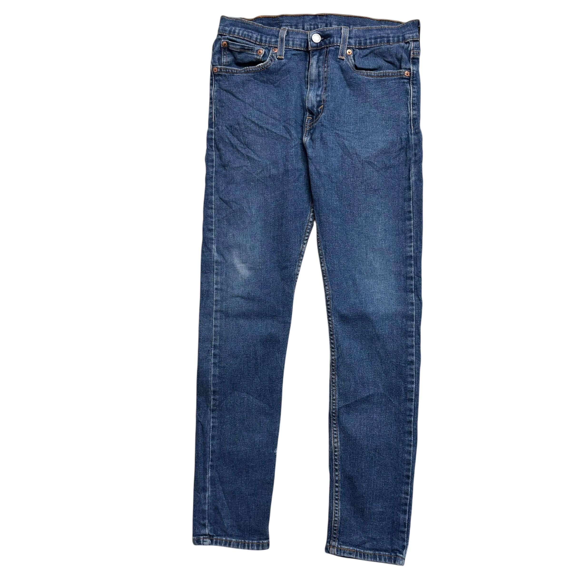 Levis 510 Jeans W30 L29 Mens Mid Blue Skinny Fit Stretch Denim