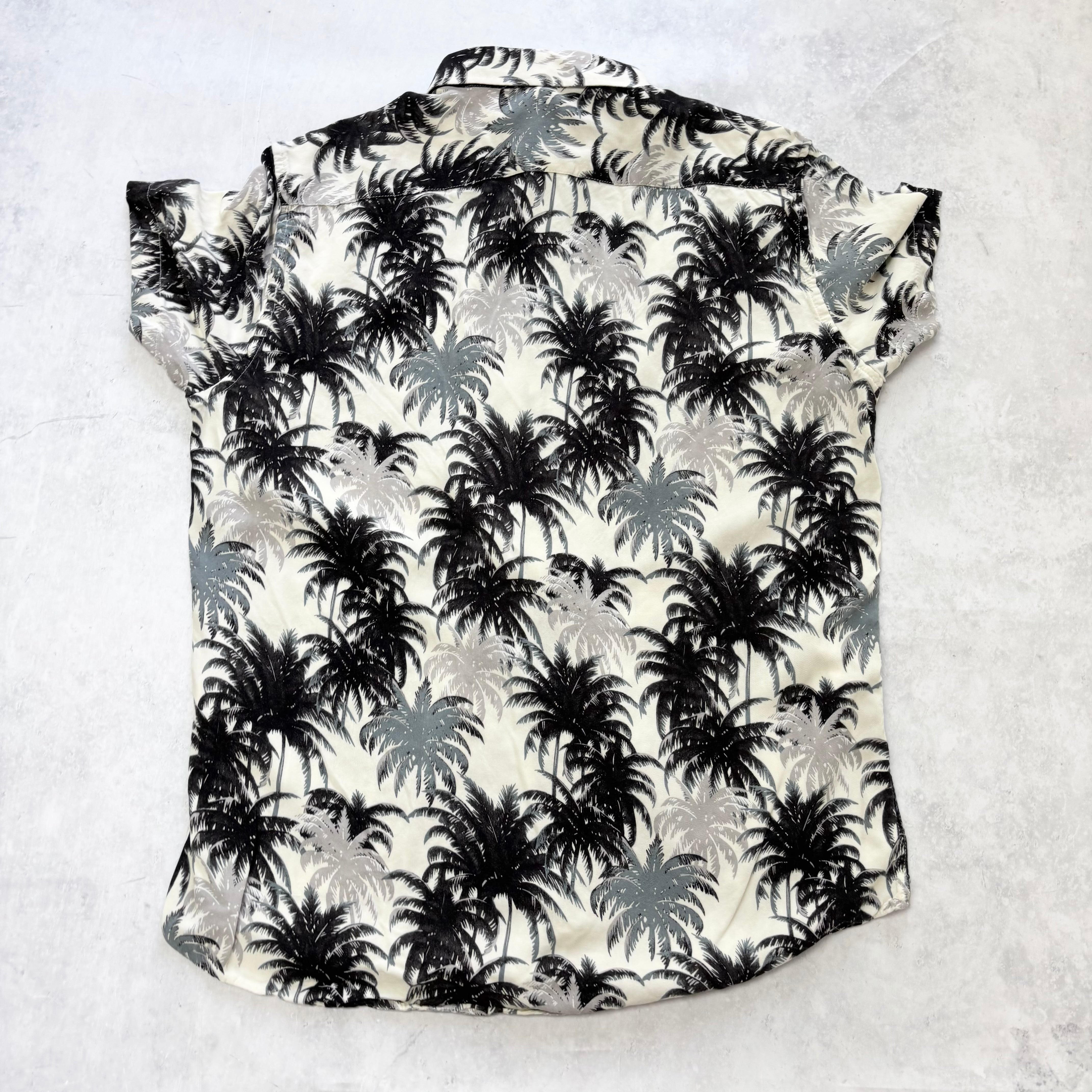 Hawaiian Shirt Mens XL Multi Floral Aloha Short Sleeve Viscose Slim Fit (E)