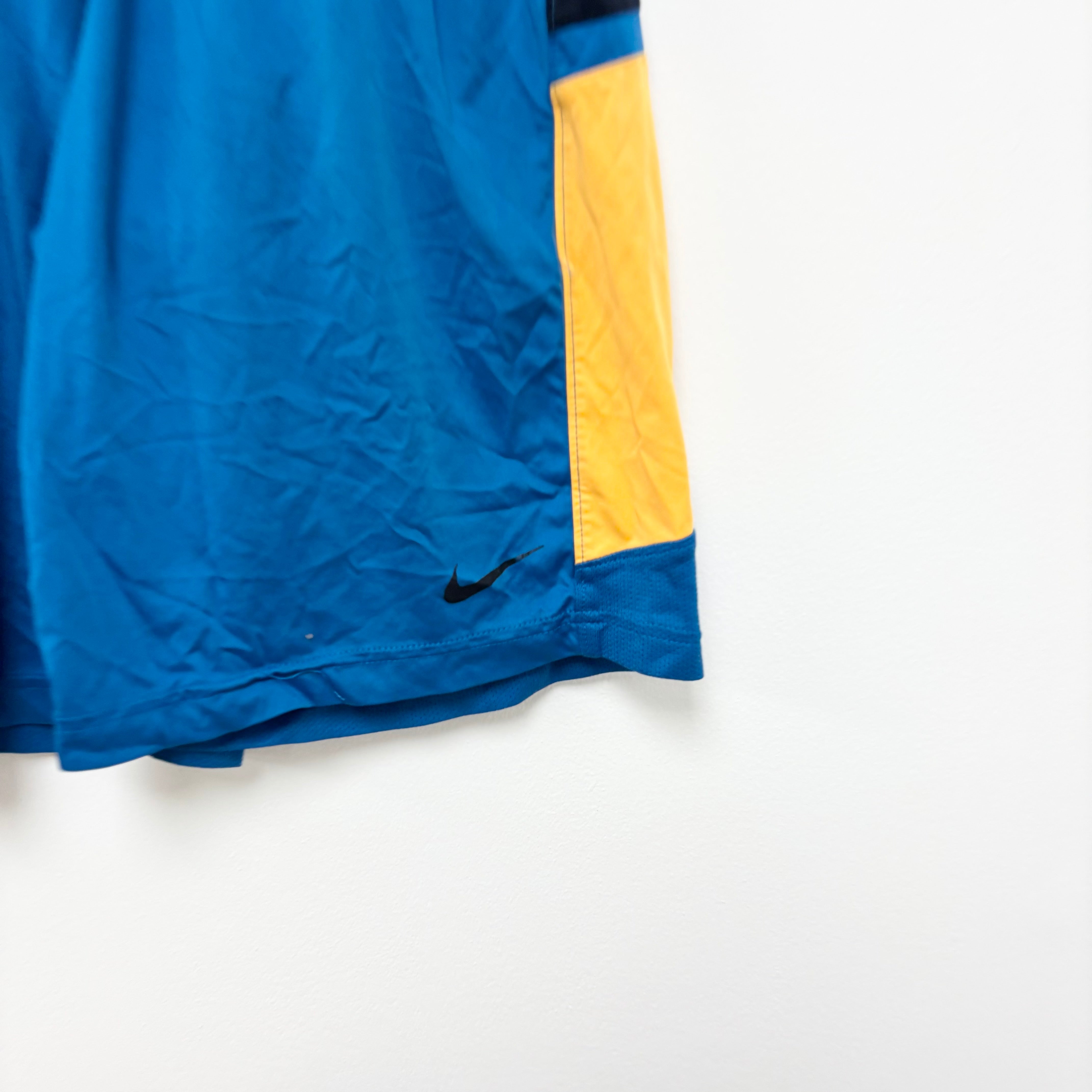 Nike Shorts Mens Small Blue Dri Fit Running Sports Gym Athletic Pockets