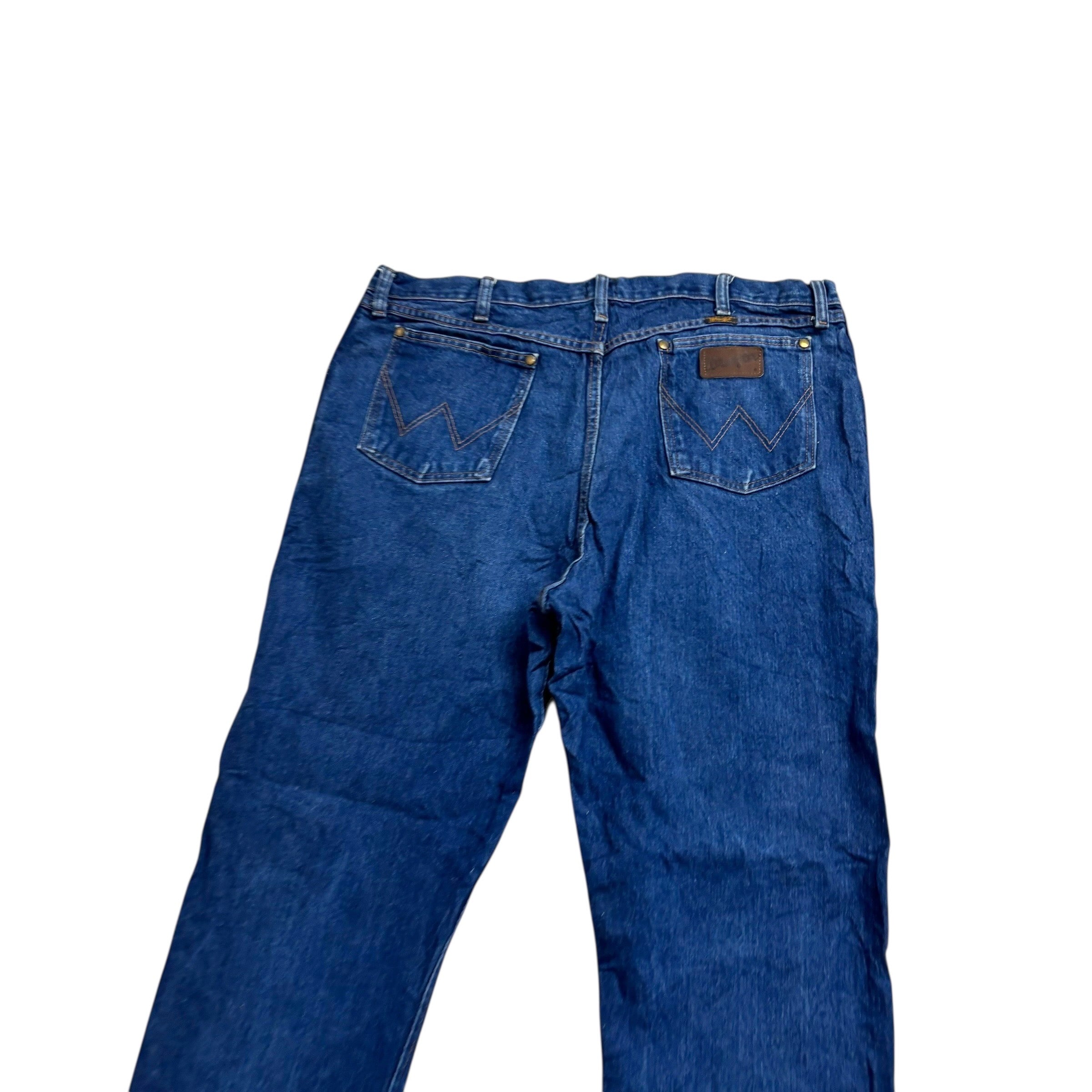 Wrangler Jeans Cowboy Cut W40 L32 Mens Mid Blue 47MWZ Original Fit Denim
