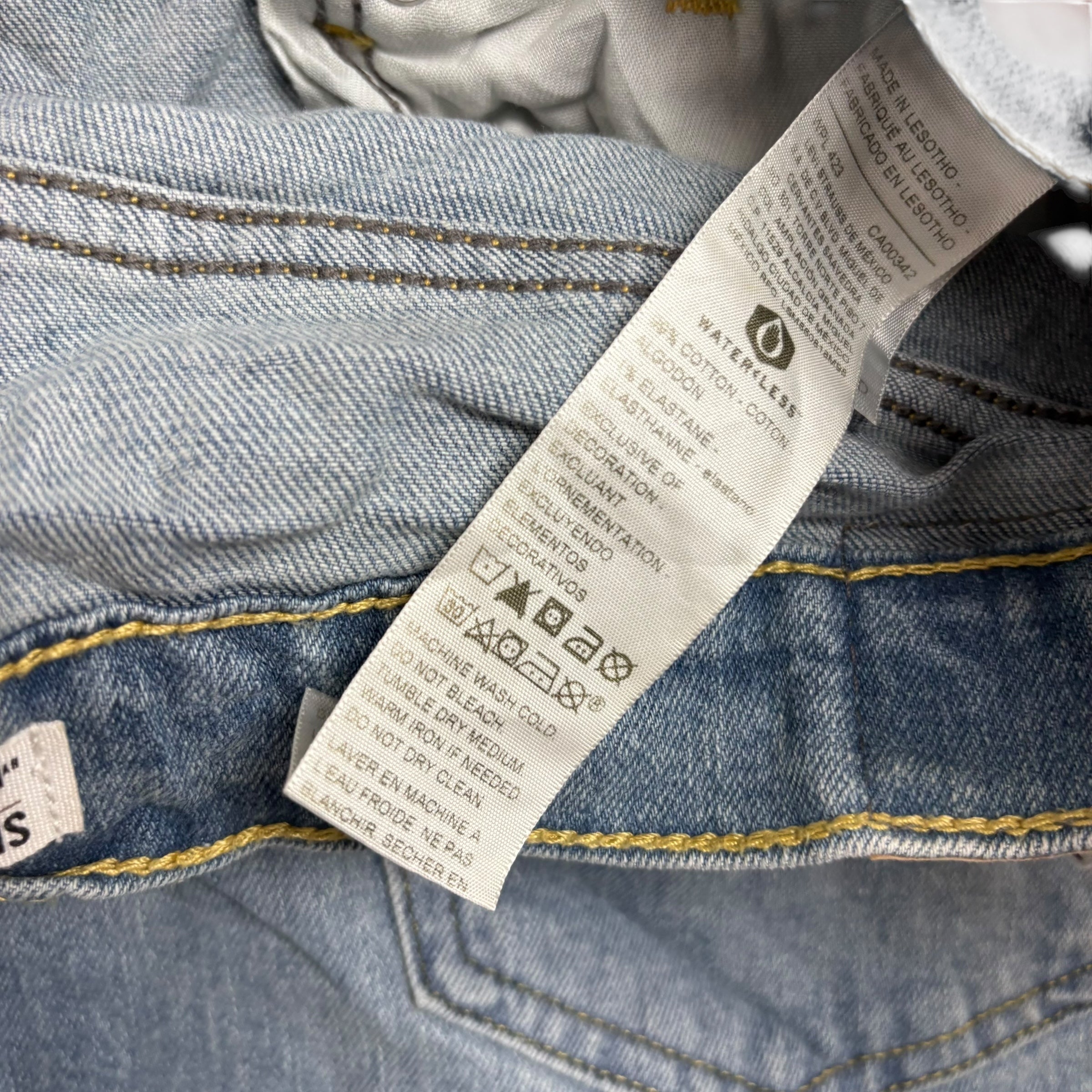 Levis Signature Jeans W33 L32 Mens Light Blue Baggy Relaxed Fit Stretch