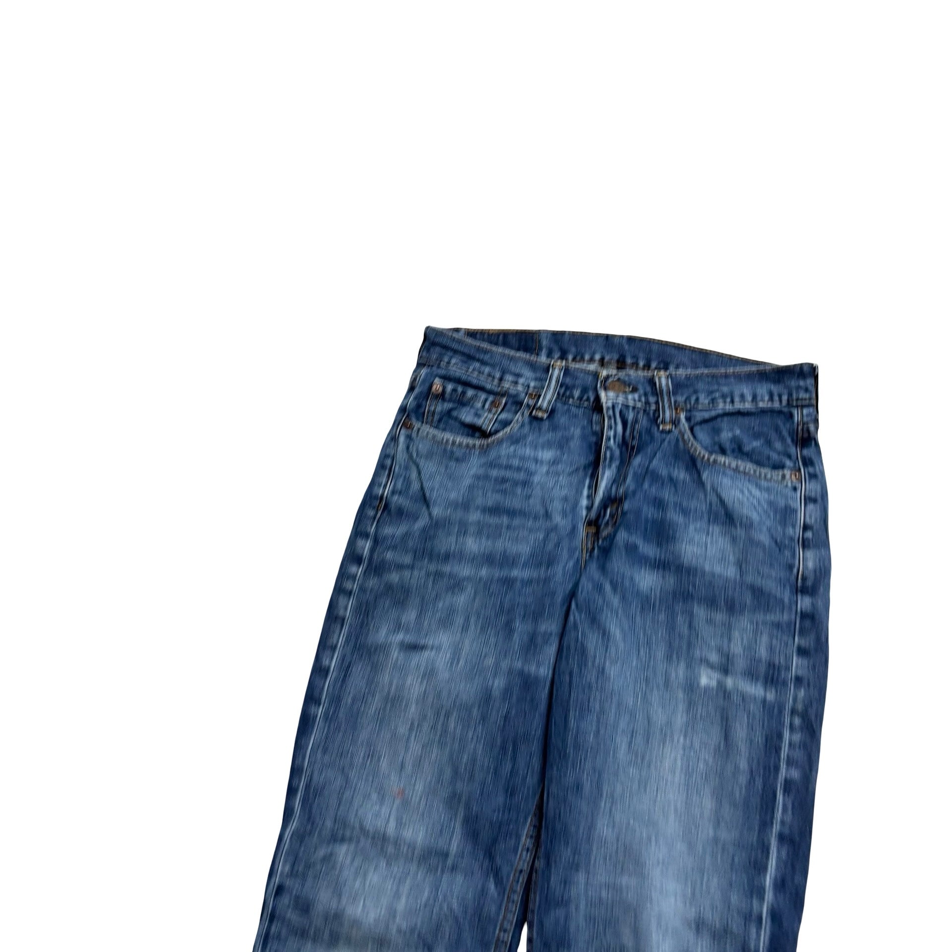 Levis 514 Jeans W29 L32 Mens Mid Blue Regular Straight Fit Denim
