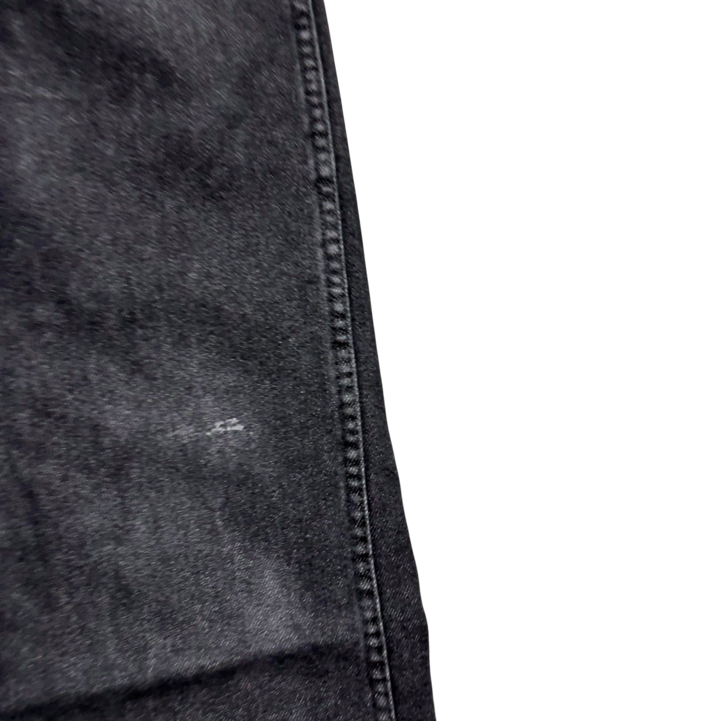 Wrangler Jeans W36 L31 Mens Black Regular Straight Fit Denim