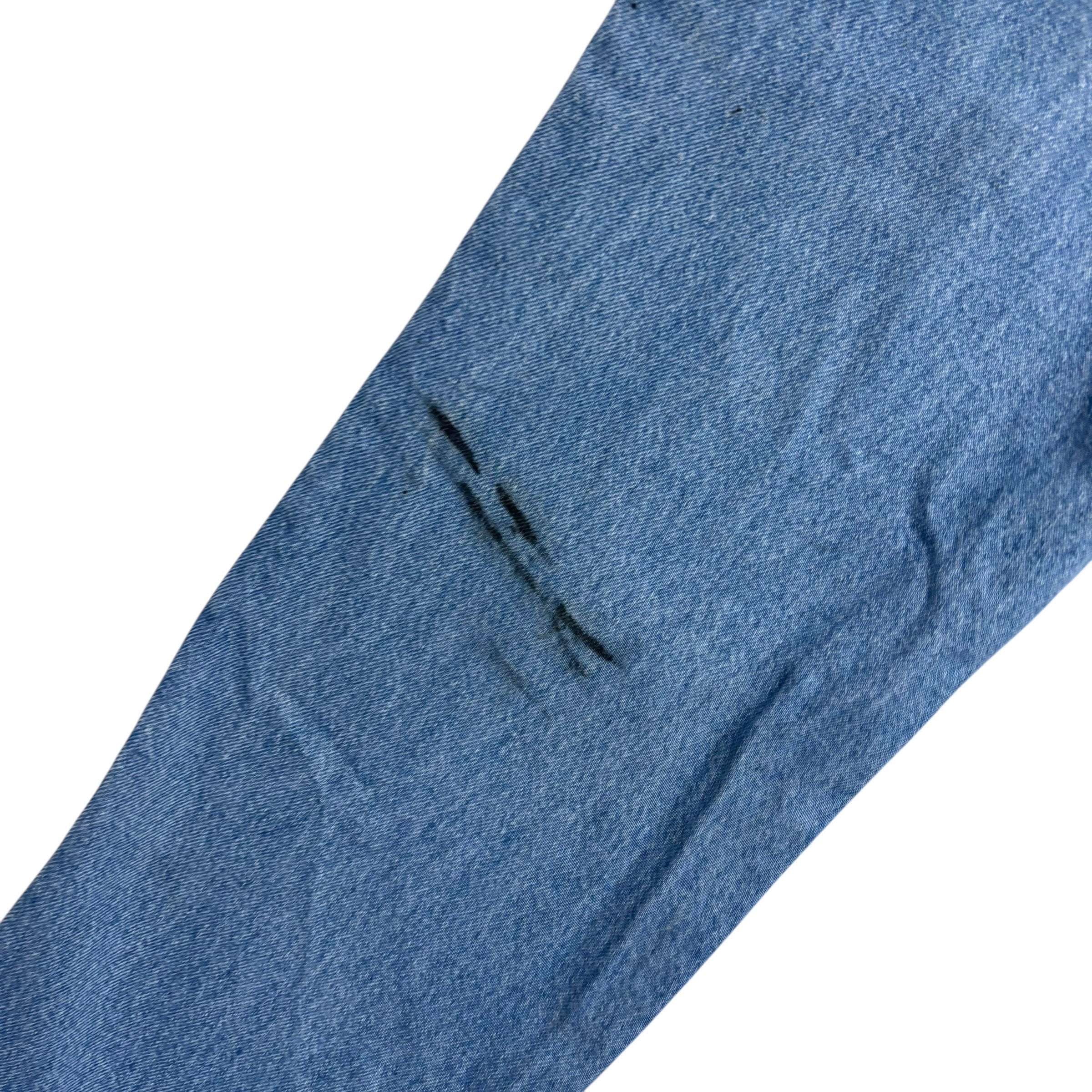 Levis Jeans W36 L31 Mens Light Blue Regular Straight Fit Vintage Denim (F)