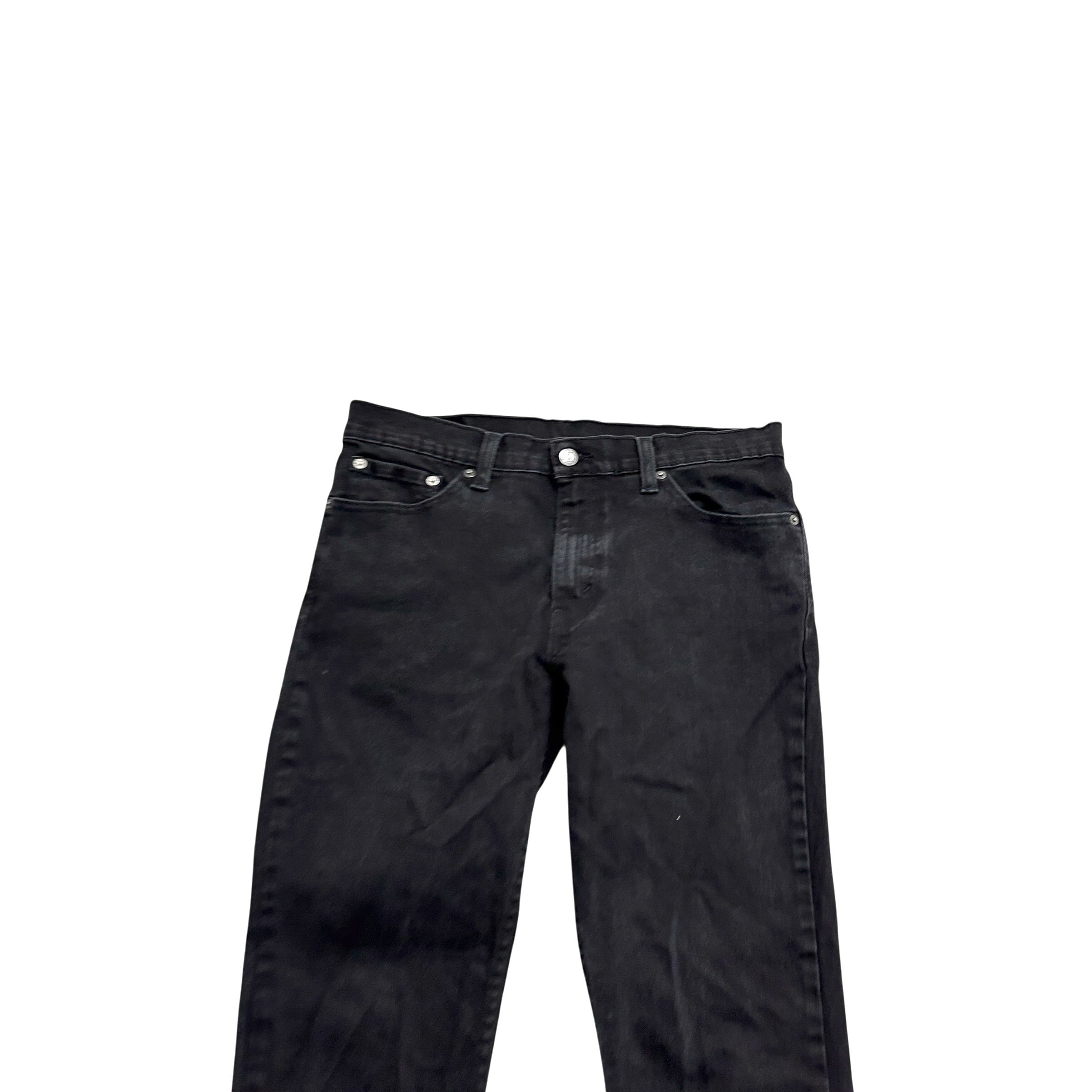 Levis 511 Jeans W33 L32 Mens Black Slim Fit Stretch Denim (E)