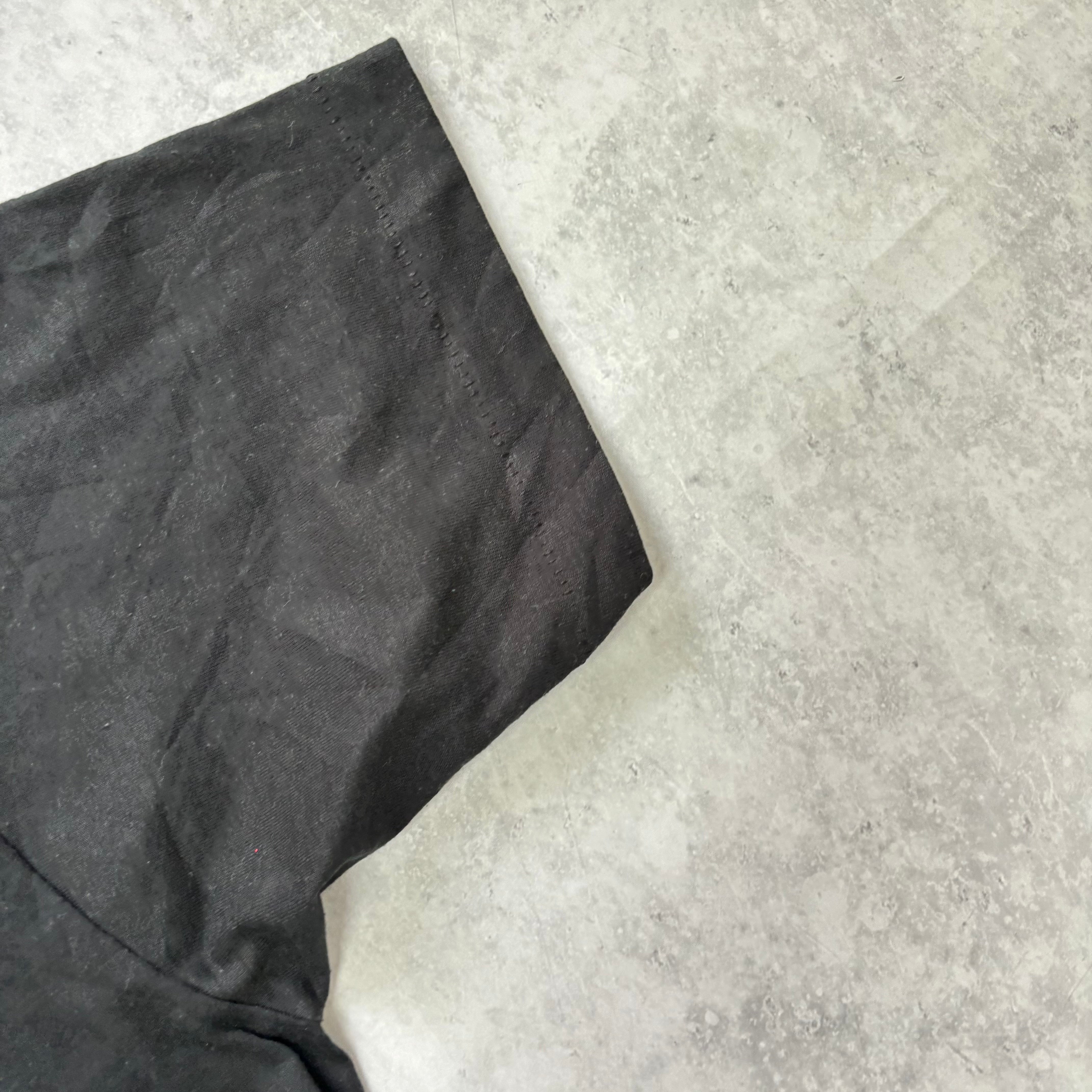 Vintage T Shirt Mens Medium Black Single Stitch Graphic Print 80s (E)