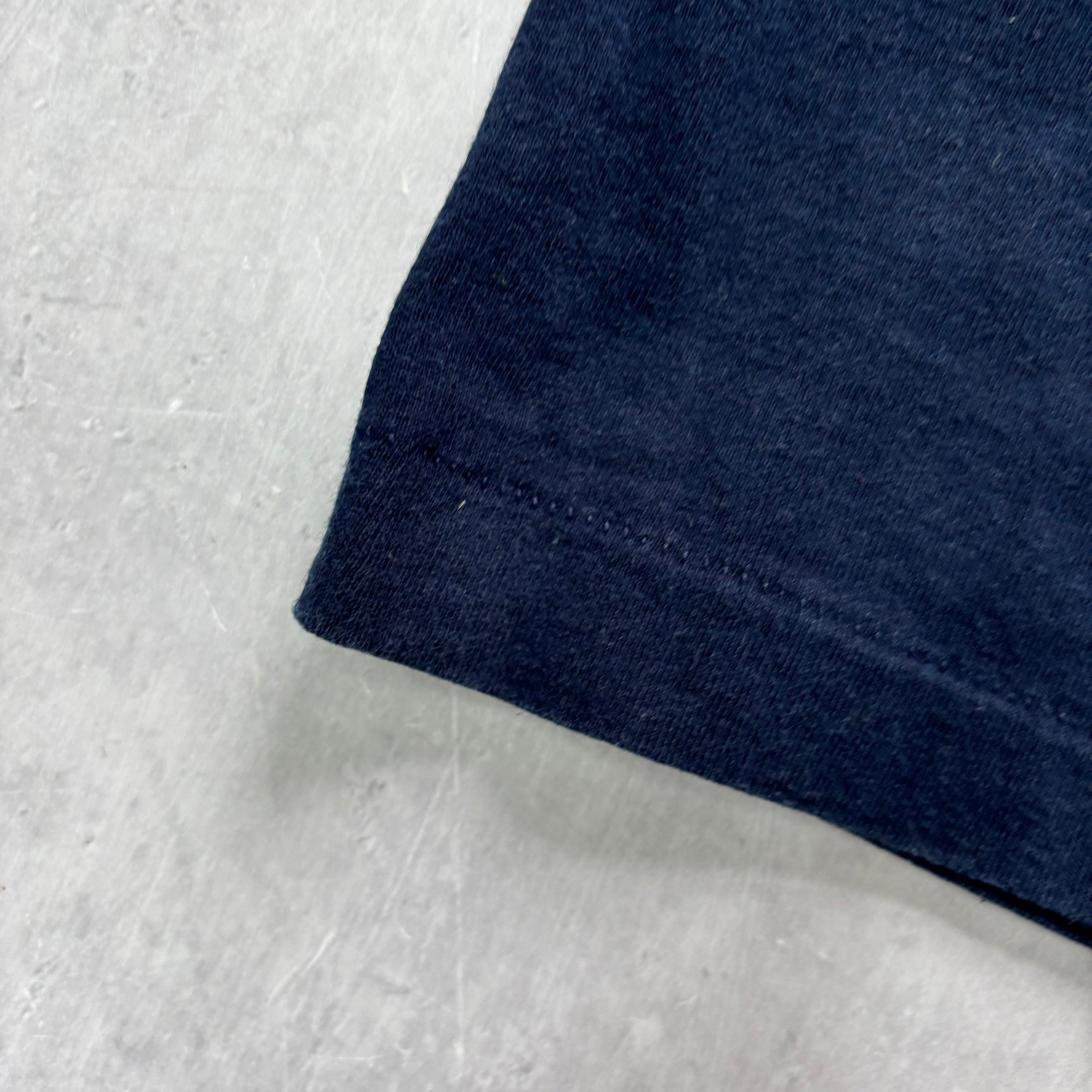 Vintage T Shirt Mens XL Navy Blue Single Stitch Graphic Print 90s Wolves (E)