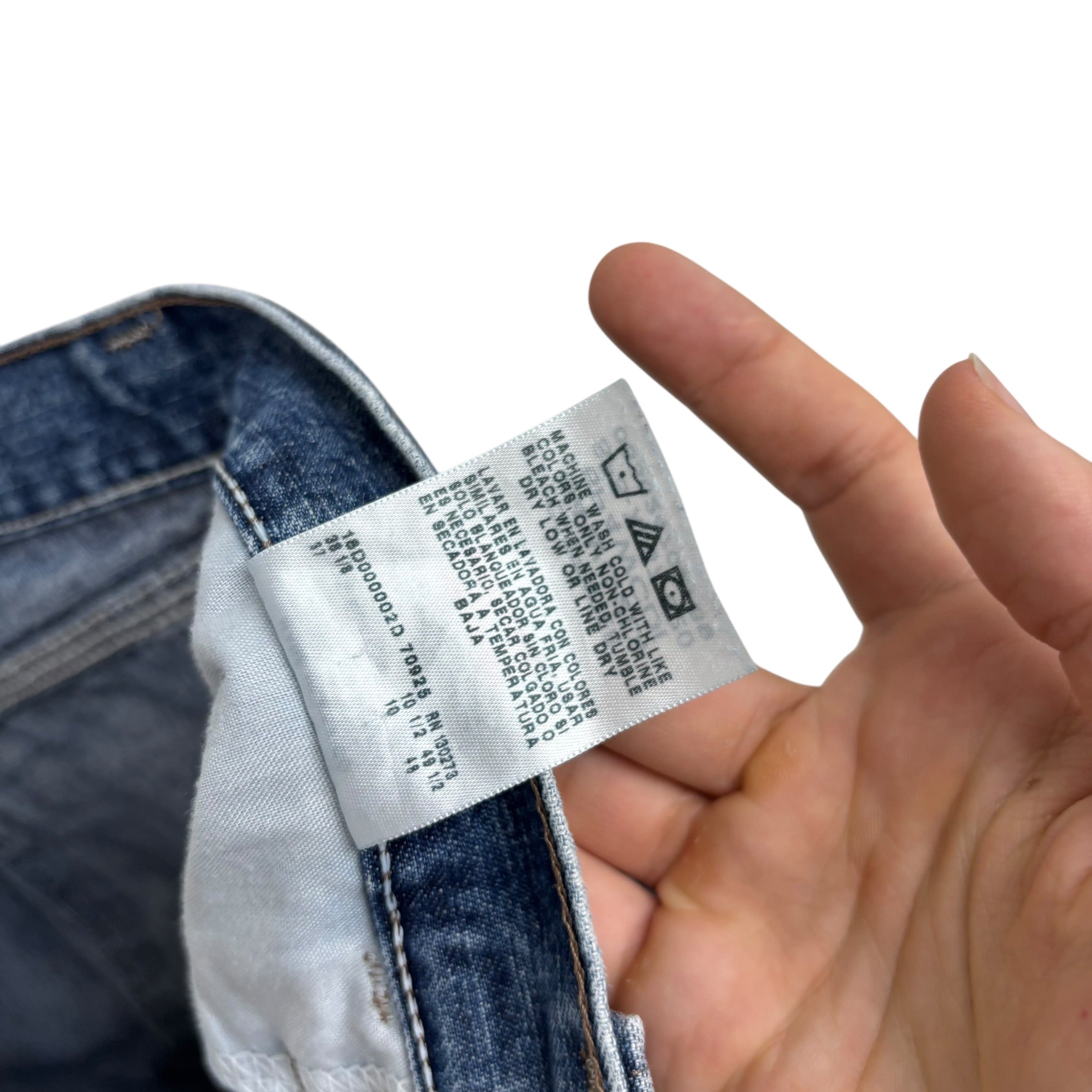 Wrangler Baggy Jorts W36 Mens Mid Blue Denim Shorts Relaxed Fit Carpenter (E)