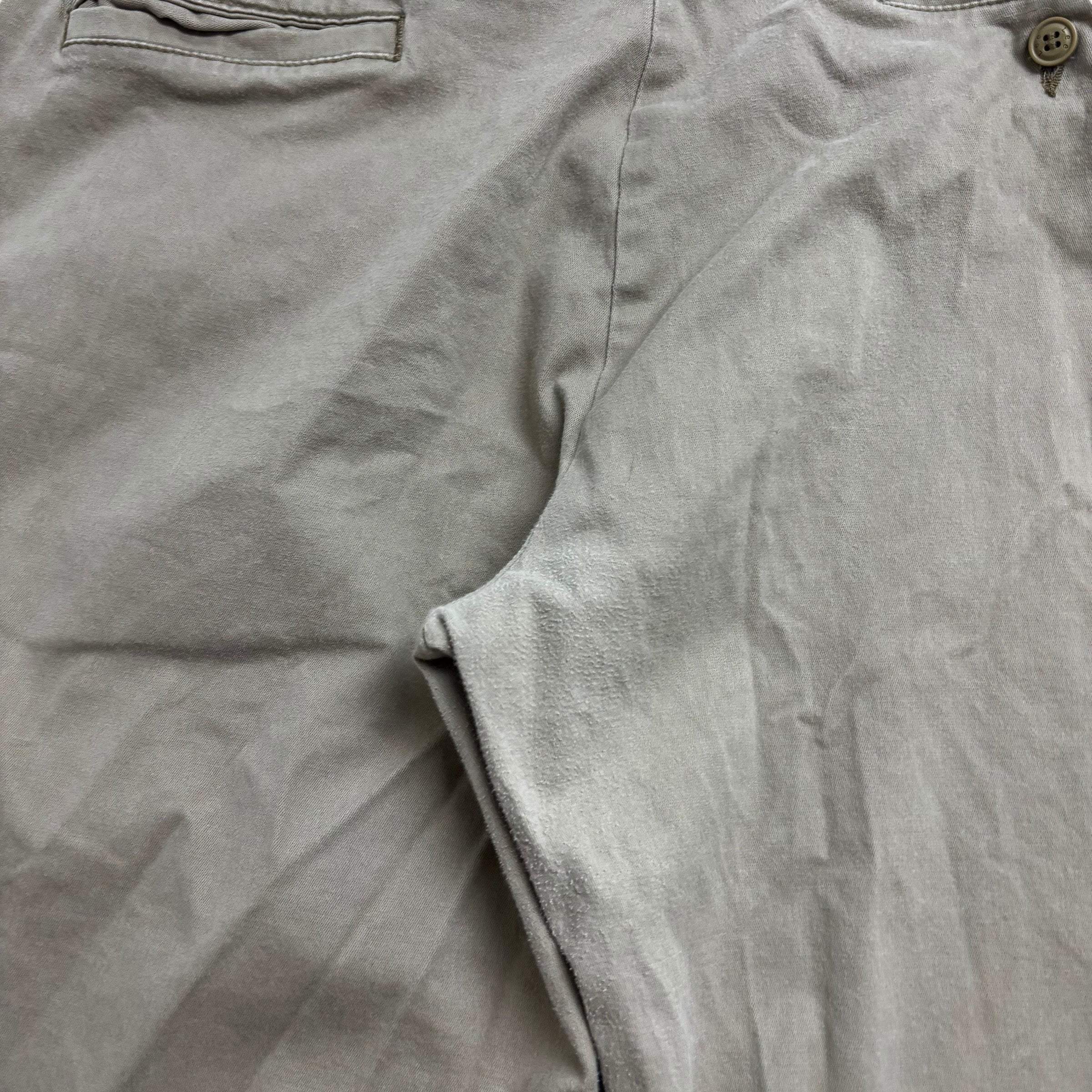 Lee Trousers W42 L32 Mens Beige Regular Straight Fit Stretch Pants
