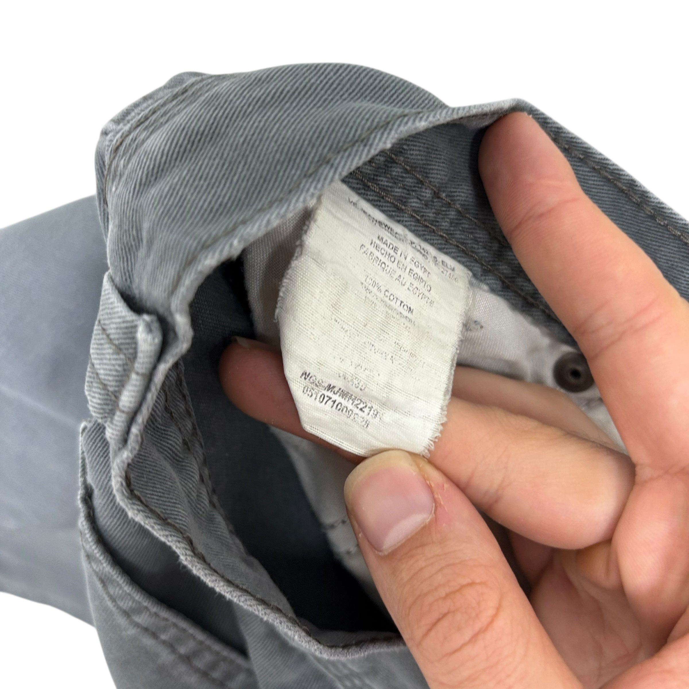 Wrangler Carpenter Trousers W30 L30 Mens Grey Baggy Relaxed Fit Vintage Pant (E)