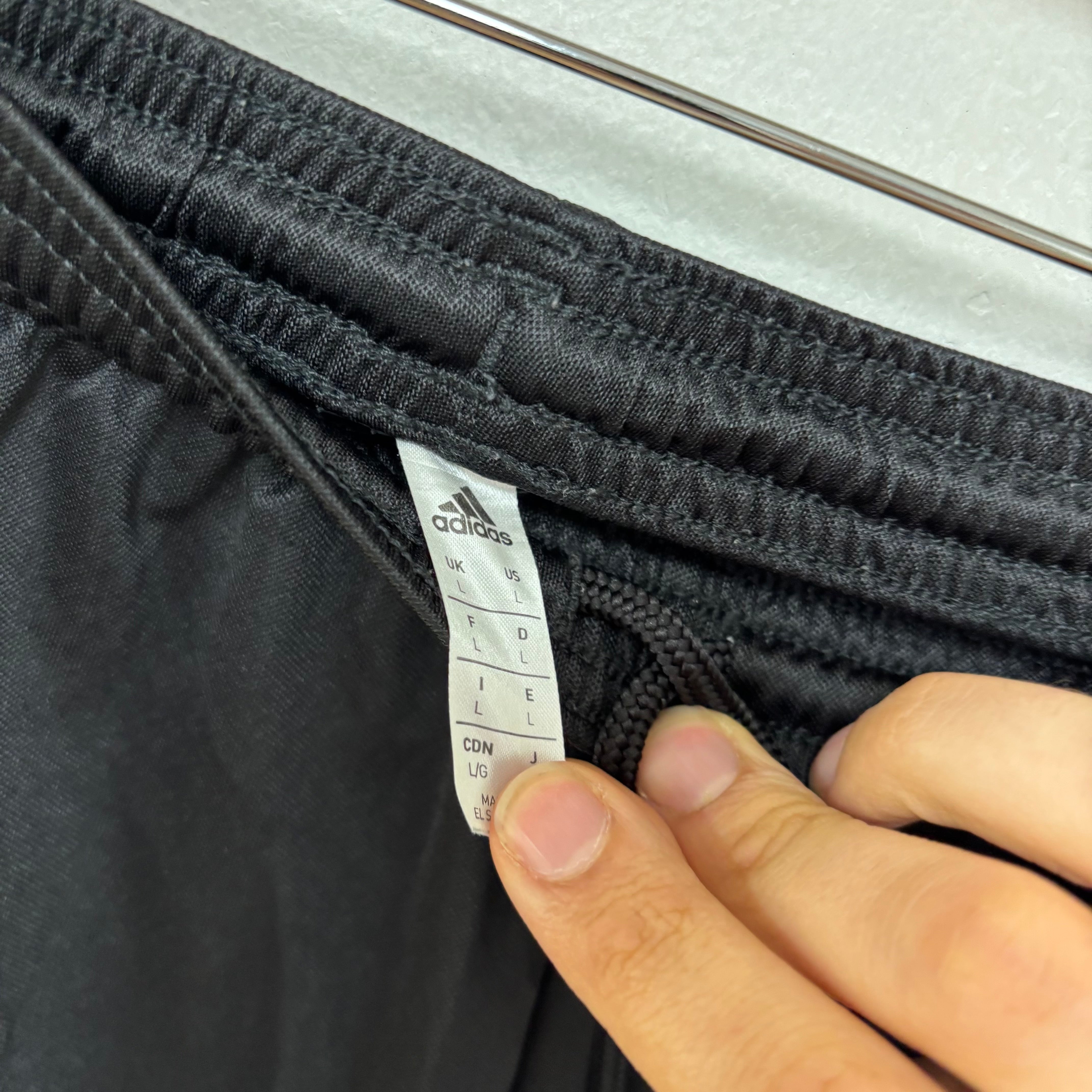 Adidas Shorts Mens Large Black Sports Running Gym Athletic Aeroready (E)