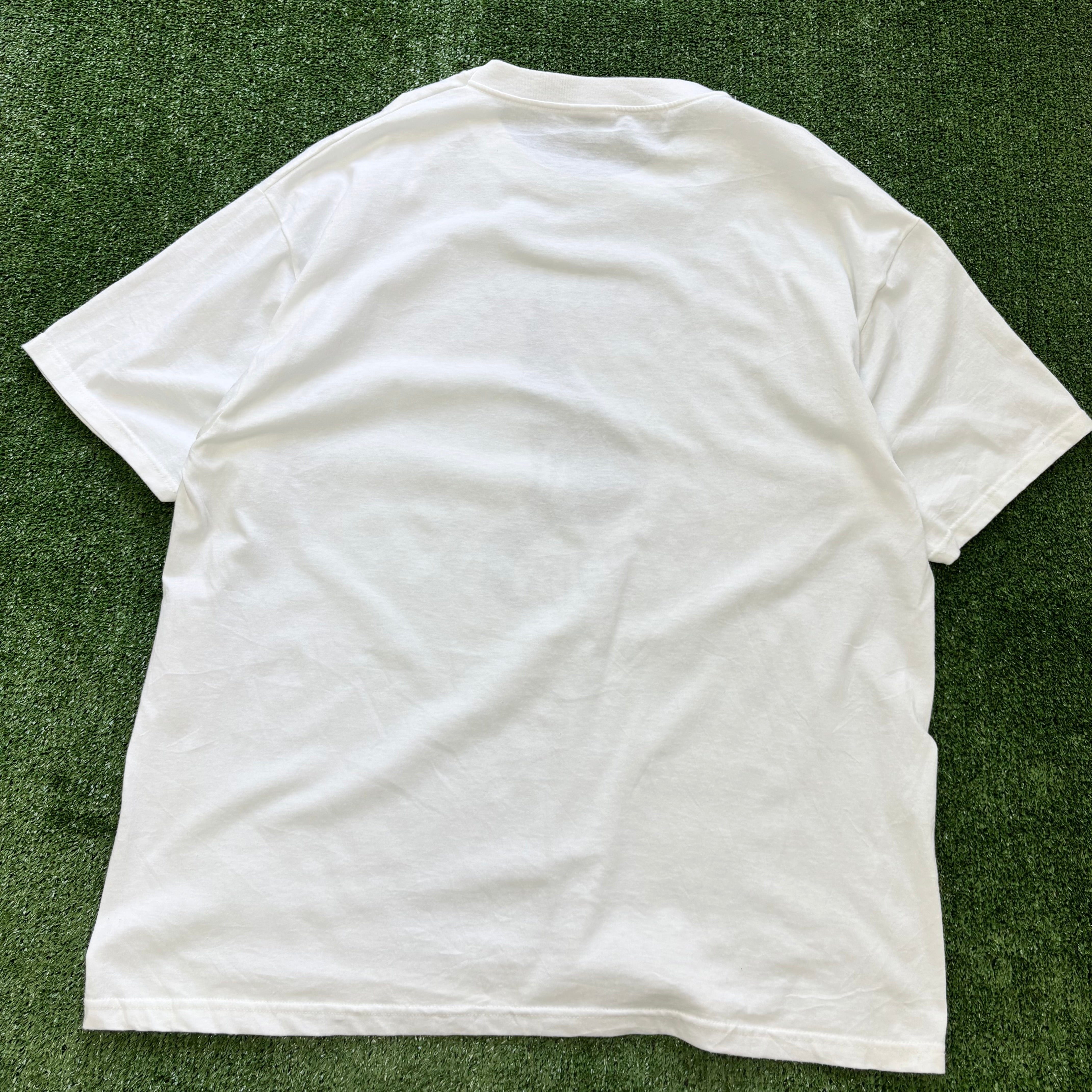 Vintage T Shirt Mens XL White Graphic Print 00s USA (E)