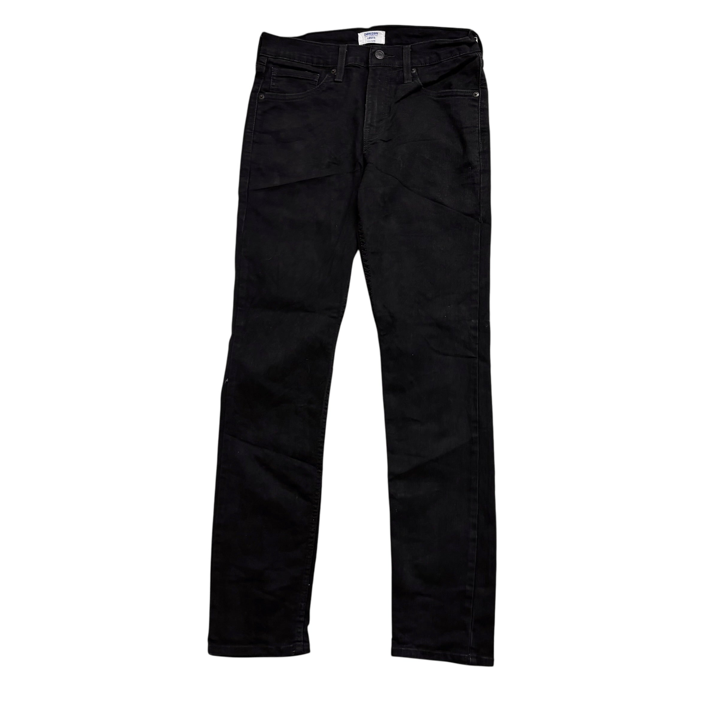 Levis Denizen Jeans W29 L32 Mens Black Slim Fit Stretch