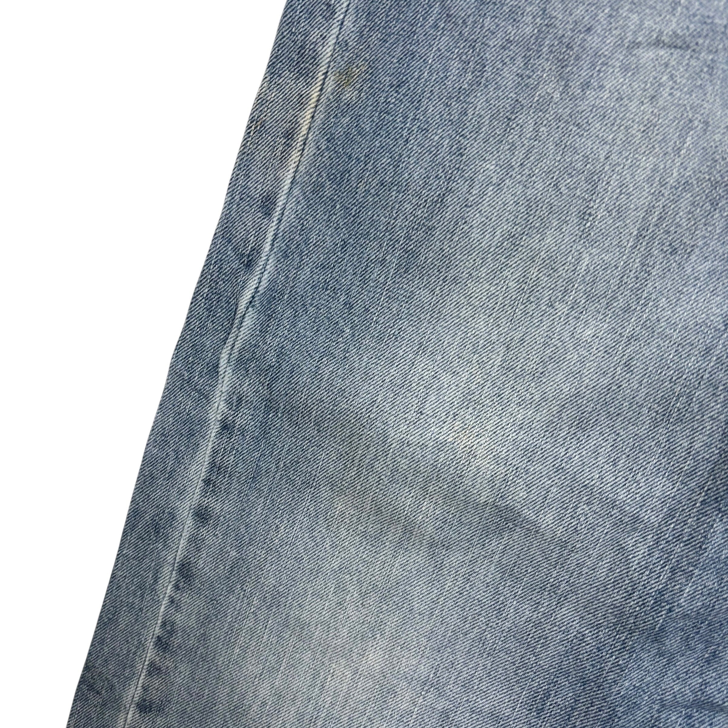 Levis 505 Jeans W38 L29 Mens Light Blue Regular Straight Fit Denim