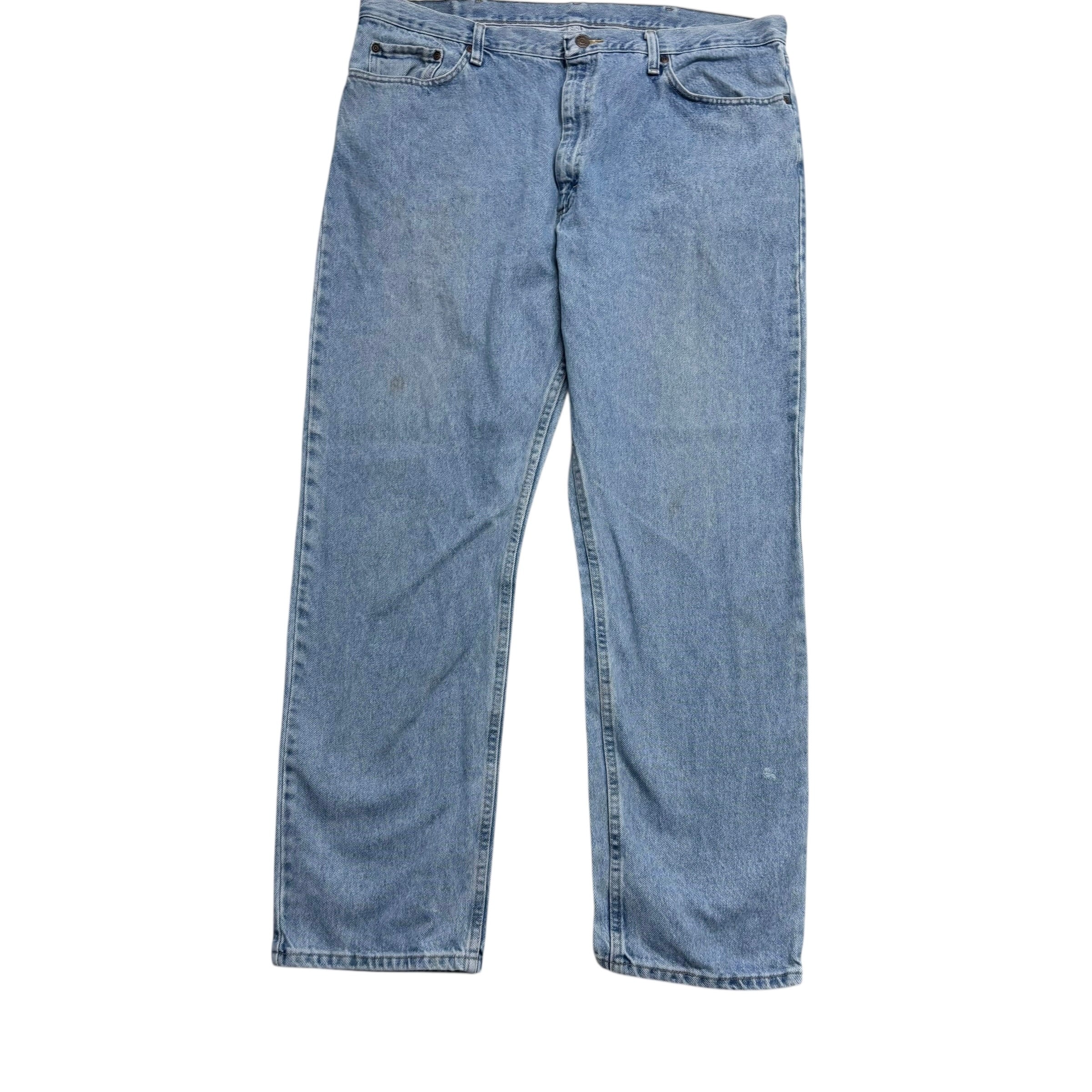 Wrangler Jeans W40 L32 Mens Light Blue Regular Straight Fit Denim