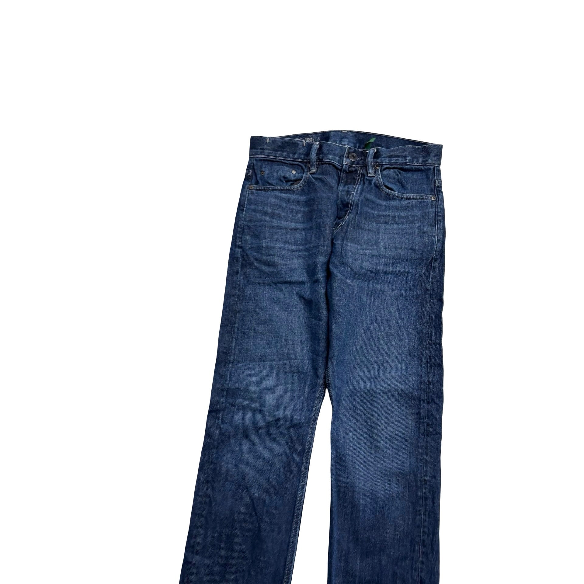 G Star Triple A Jeans W30 L30 Mens Dark Blue Slim Straight Fit Denim (E)