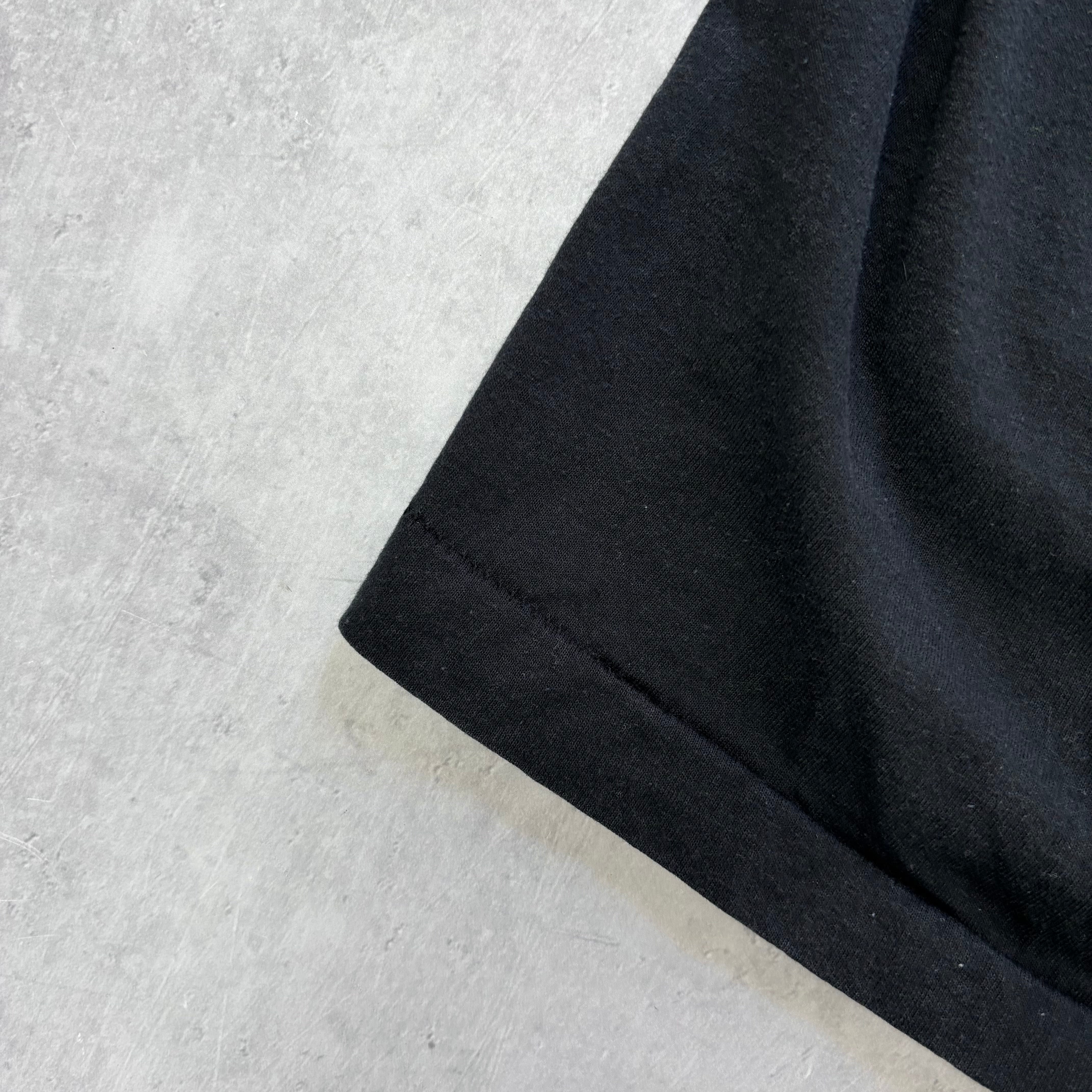 Vintage T Shirt Mens Large Black Single Stitch Graphic Print 90s USA (E)