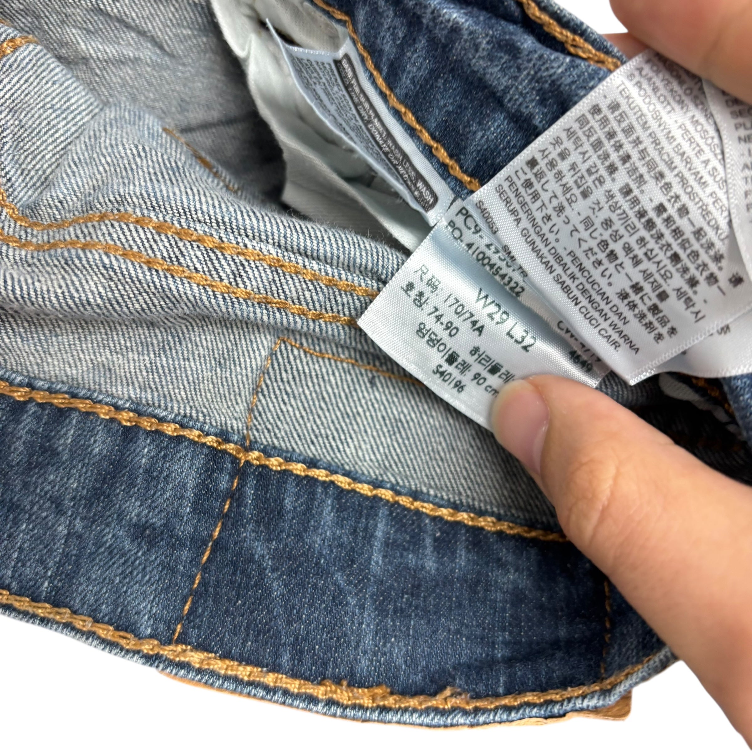 Levis 502 Jeans W30 L30 Mens Dark Blue Regular Tapered Fit Stretch Denim (E)