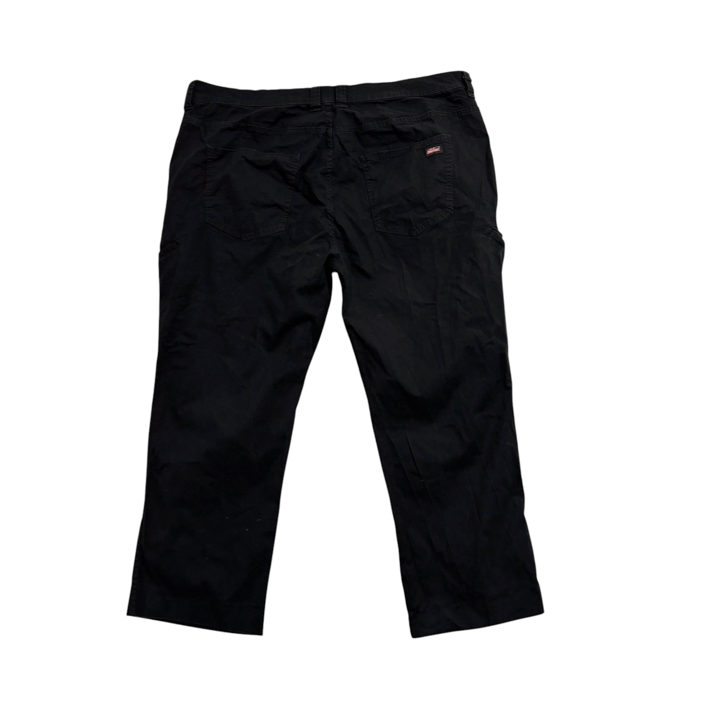 Dickies Carpenter Pants W42 L27 Mens Black Relaxed Straight Trousers (E)