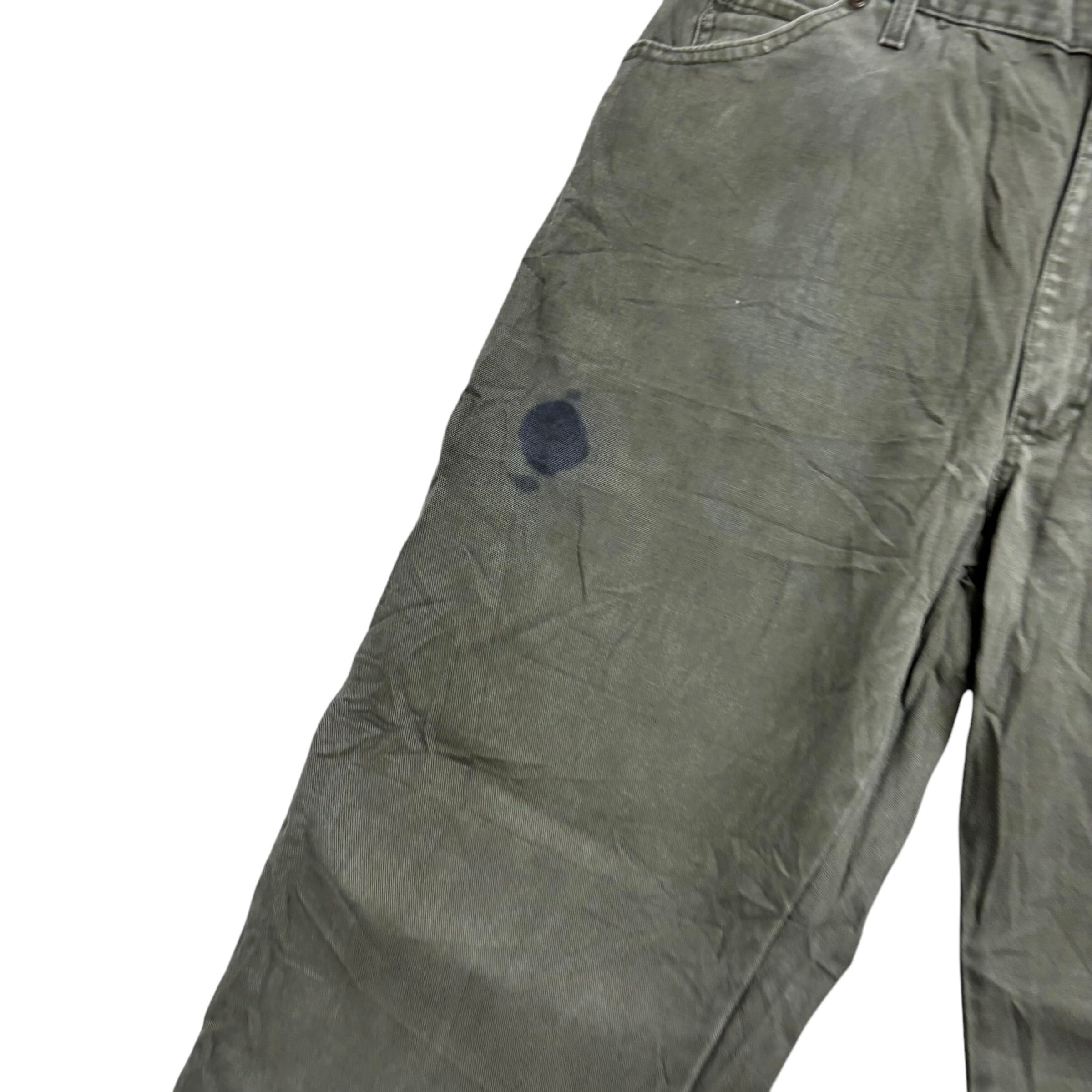 Dickies Carpenter Pants W40 L30 Mens Green Relaxed Straight Fit Trousers Jeans
