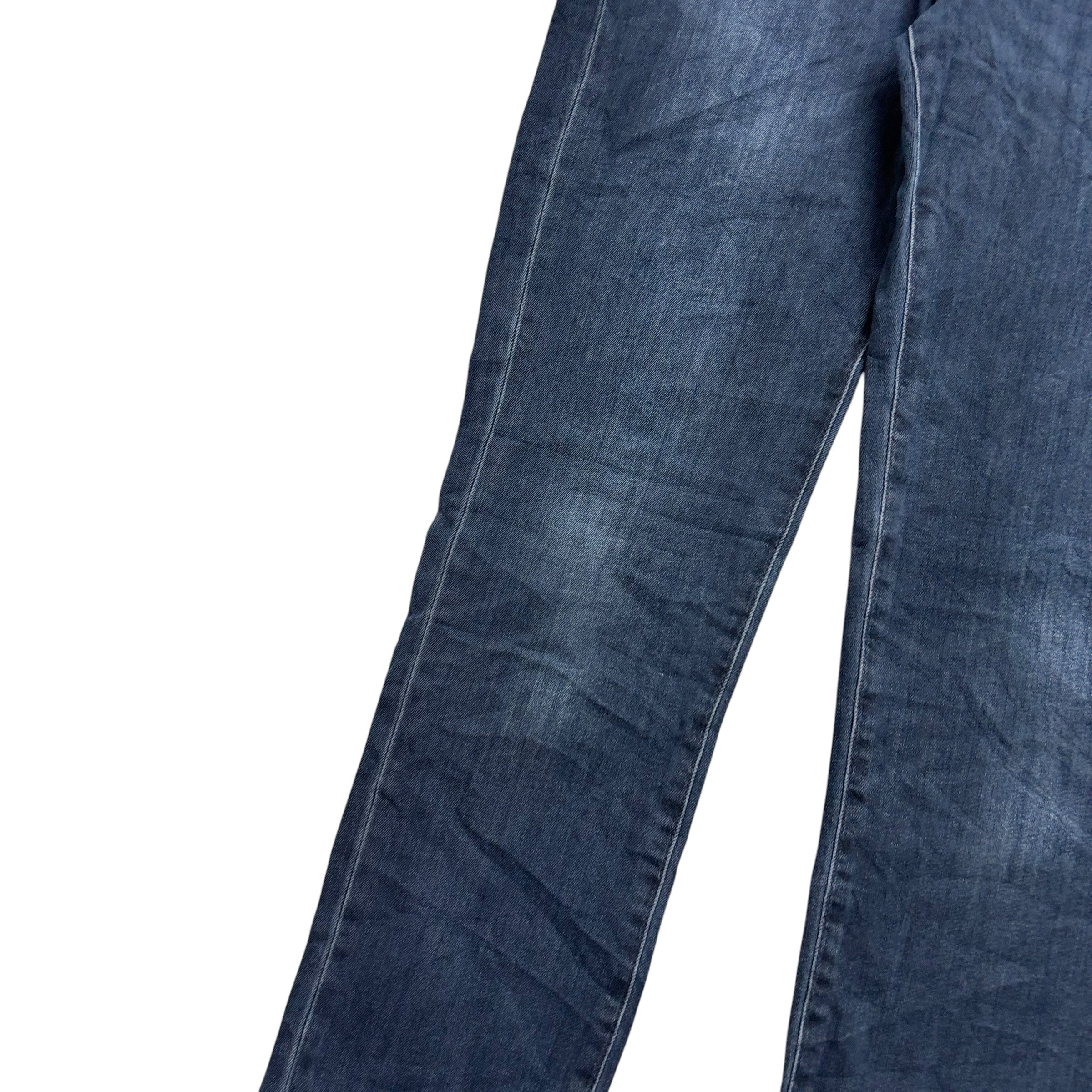 Levis 511 Jeans W29 L32 Mens Navy Blue Slim Fit Stretch Denim