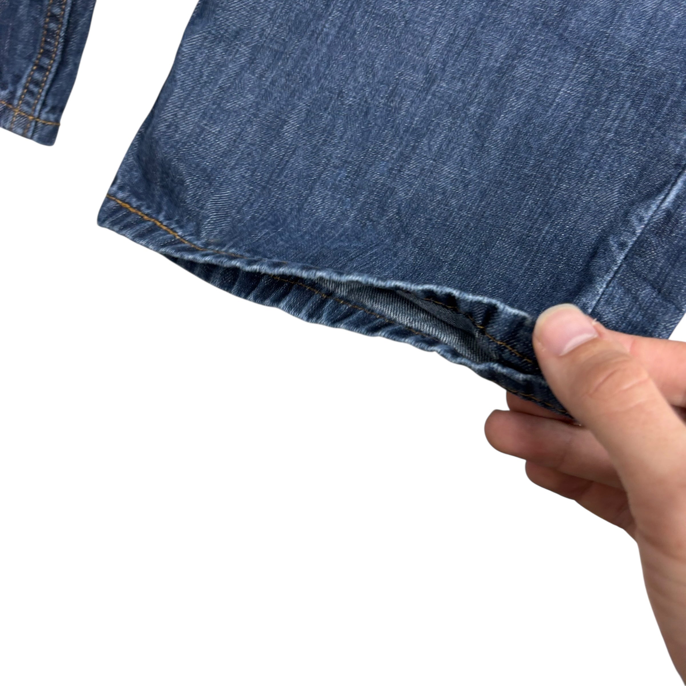 Levis 569 Jeans W31 L28 Mens Dark Blue Baggy Relaxed Straight Fit Denim