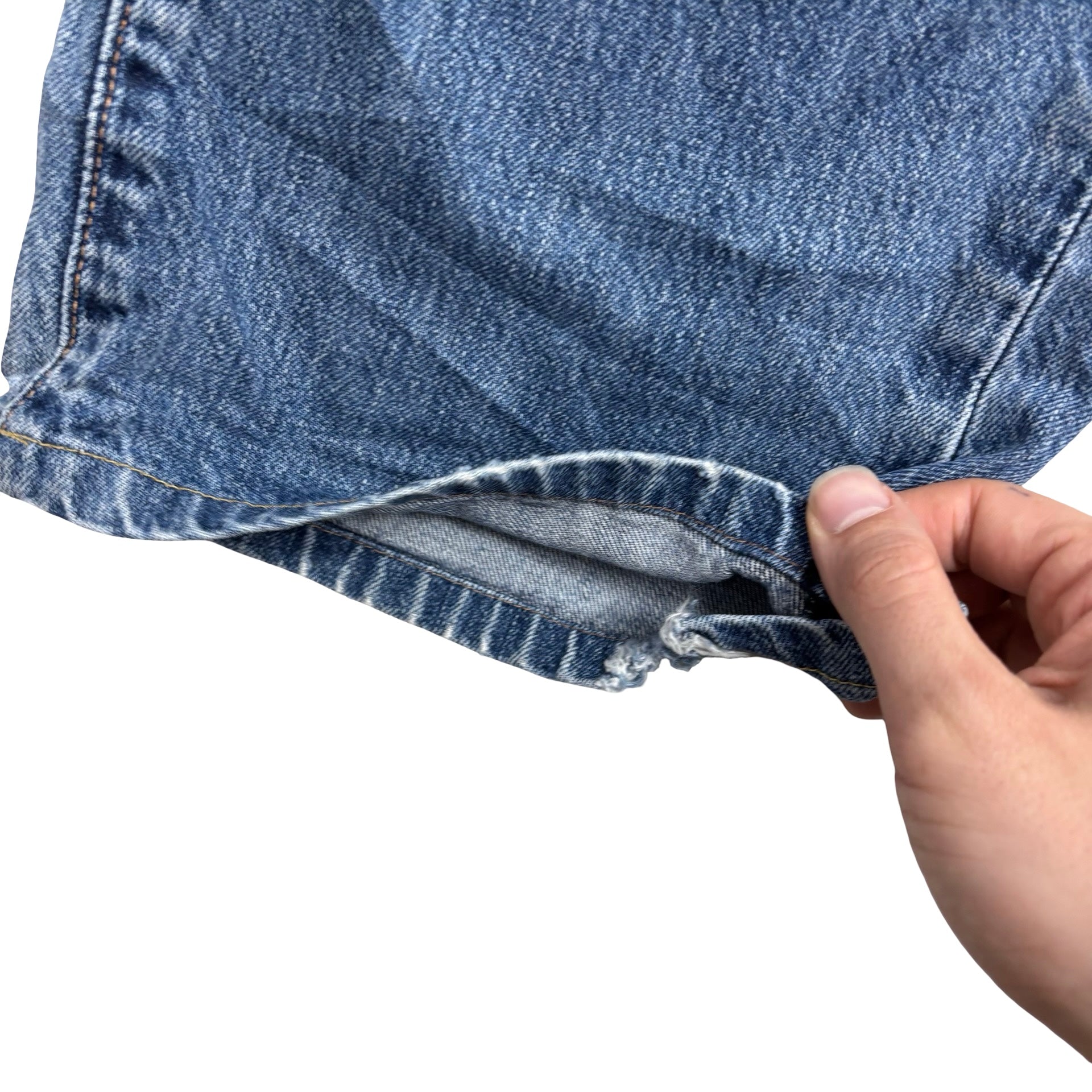 Levis 527 Jeans W38 L28 Mens Mid Blue Regular Bootcut Fit Denim