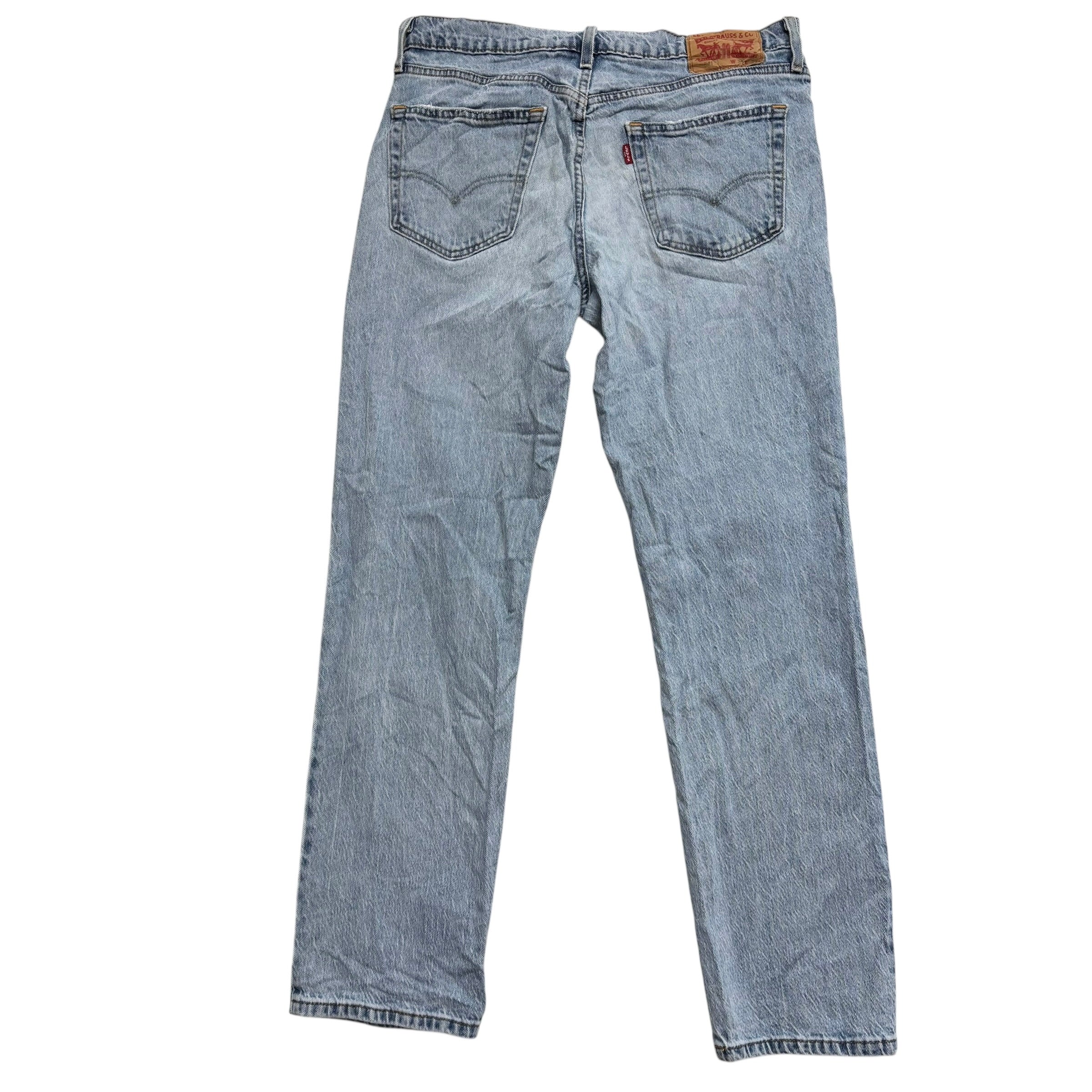 Levis 541 Jeans W32 L32 Mens Light Blue Athletic Tapered Fit Stretch Denim