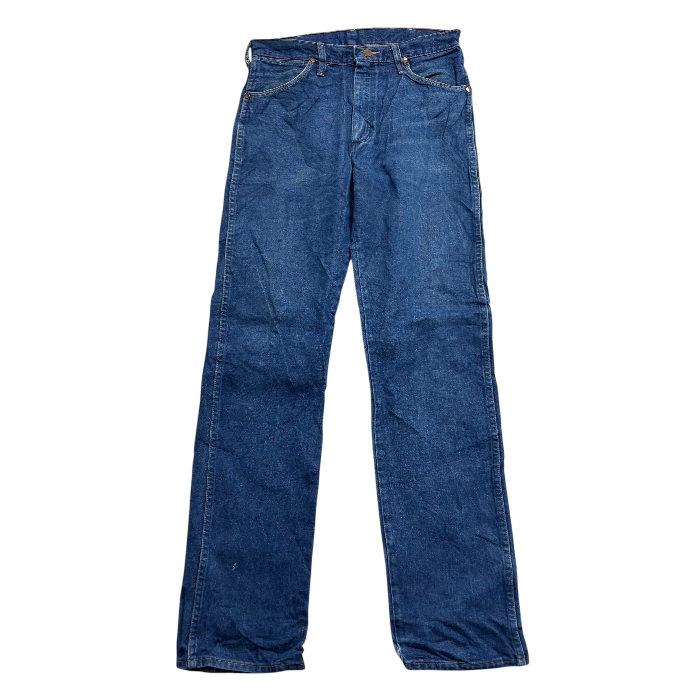 Wrangler Jeans Cowboy Cut W32 L34 Mens Dark Blue 13MWZ USA Made Vintage