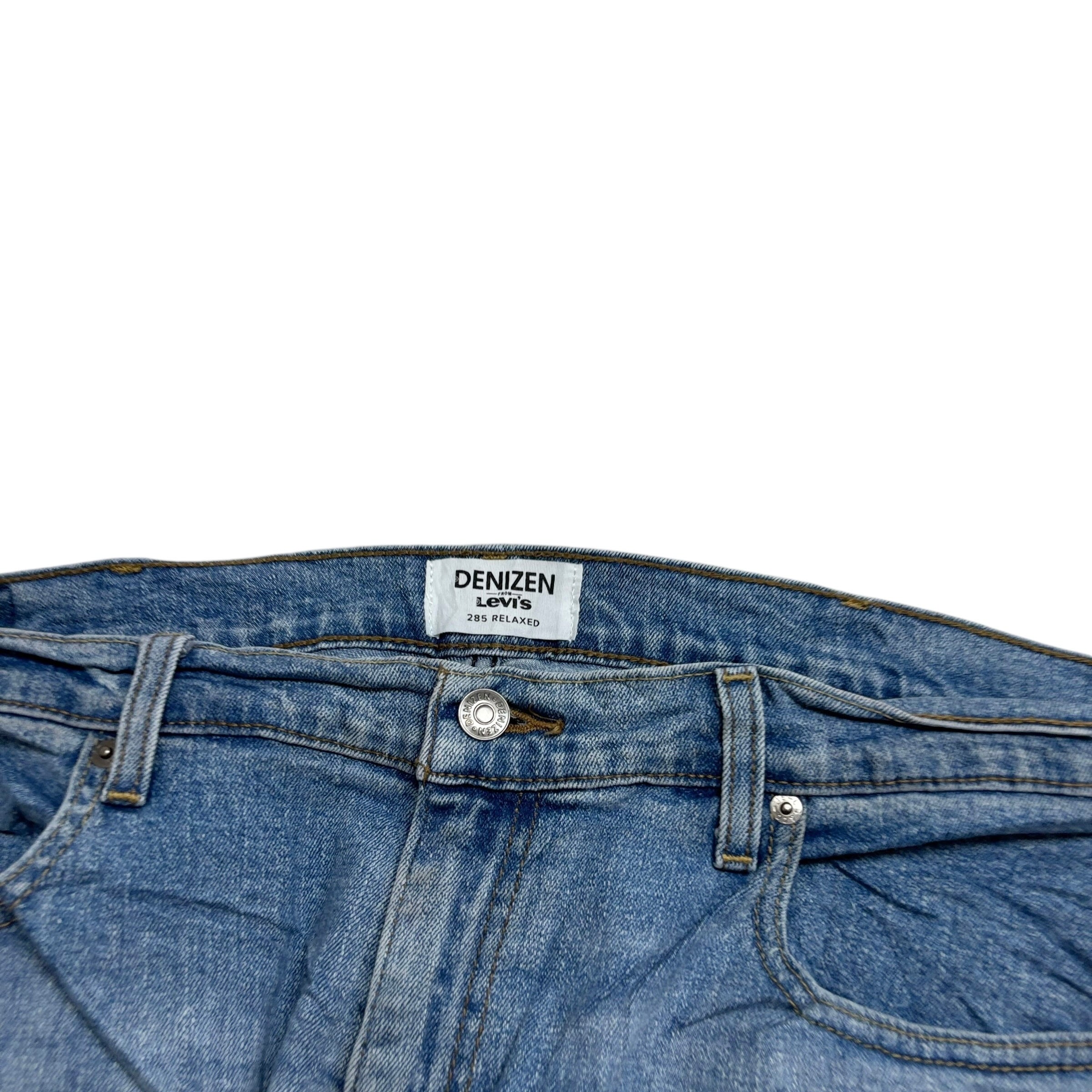 Levis Denizen Jeans W38 L30 Mens Light Blue Relaxed Baggy Fit Stretch